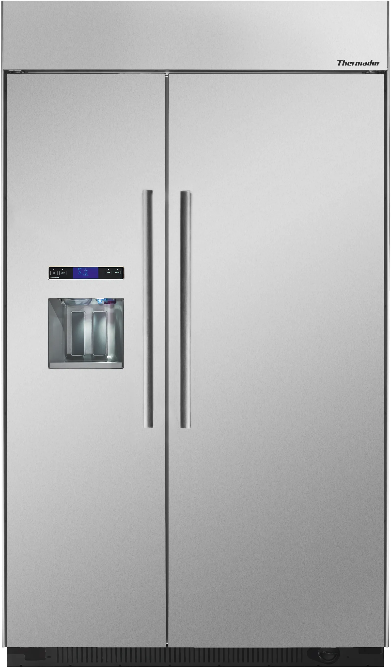  Stainless steel, External Ice & Water Dispenser