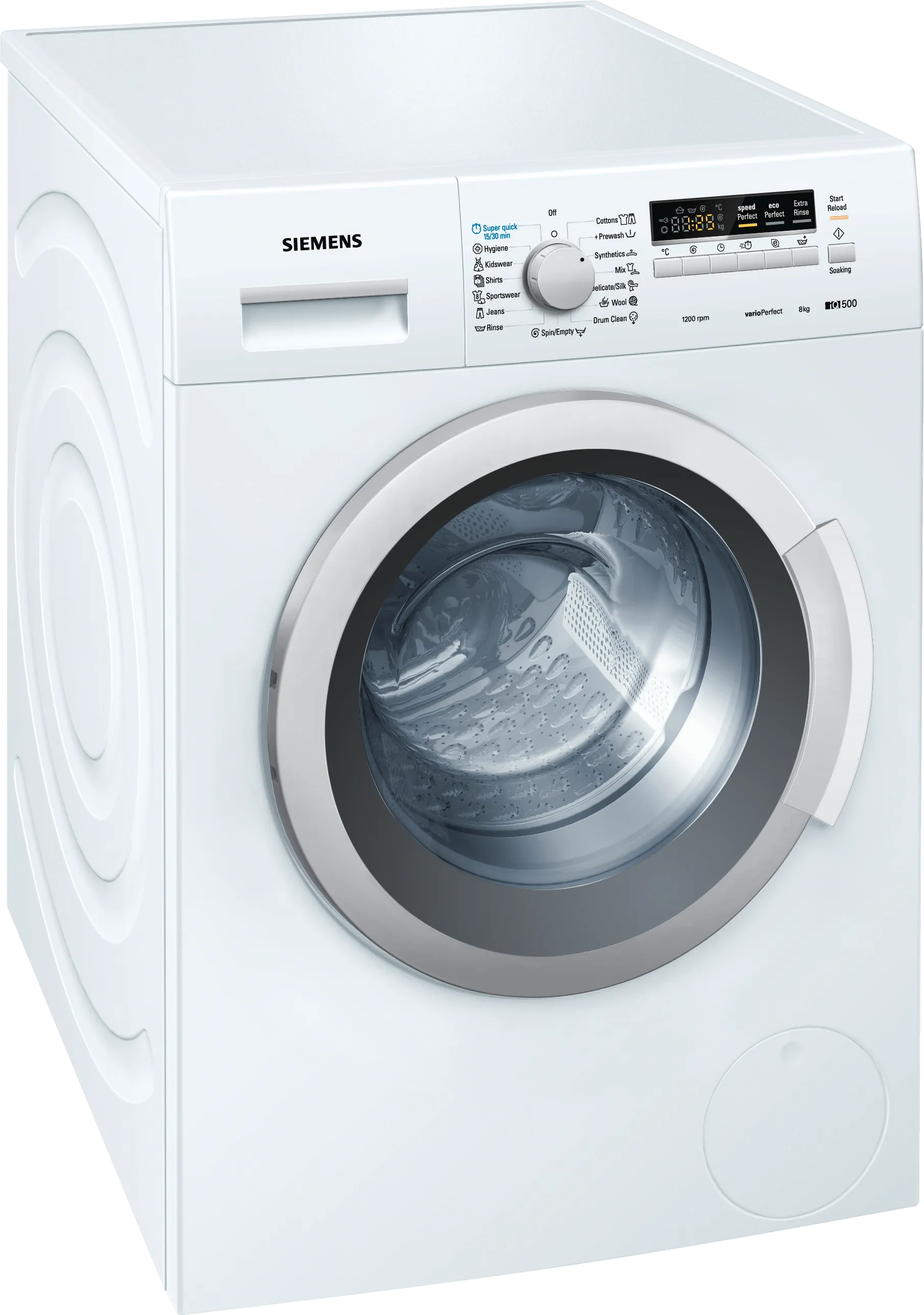 iQ300 washing machine, frontloader fullsize 8 kg 1200 rpm