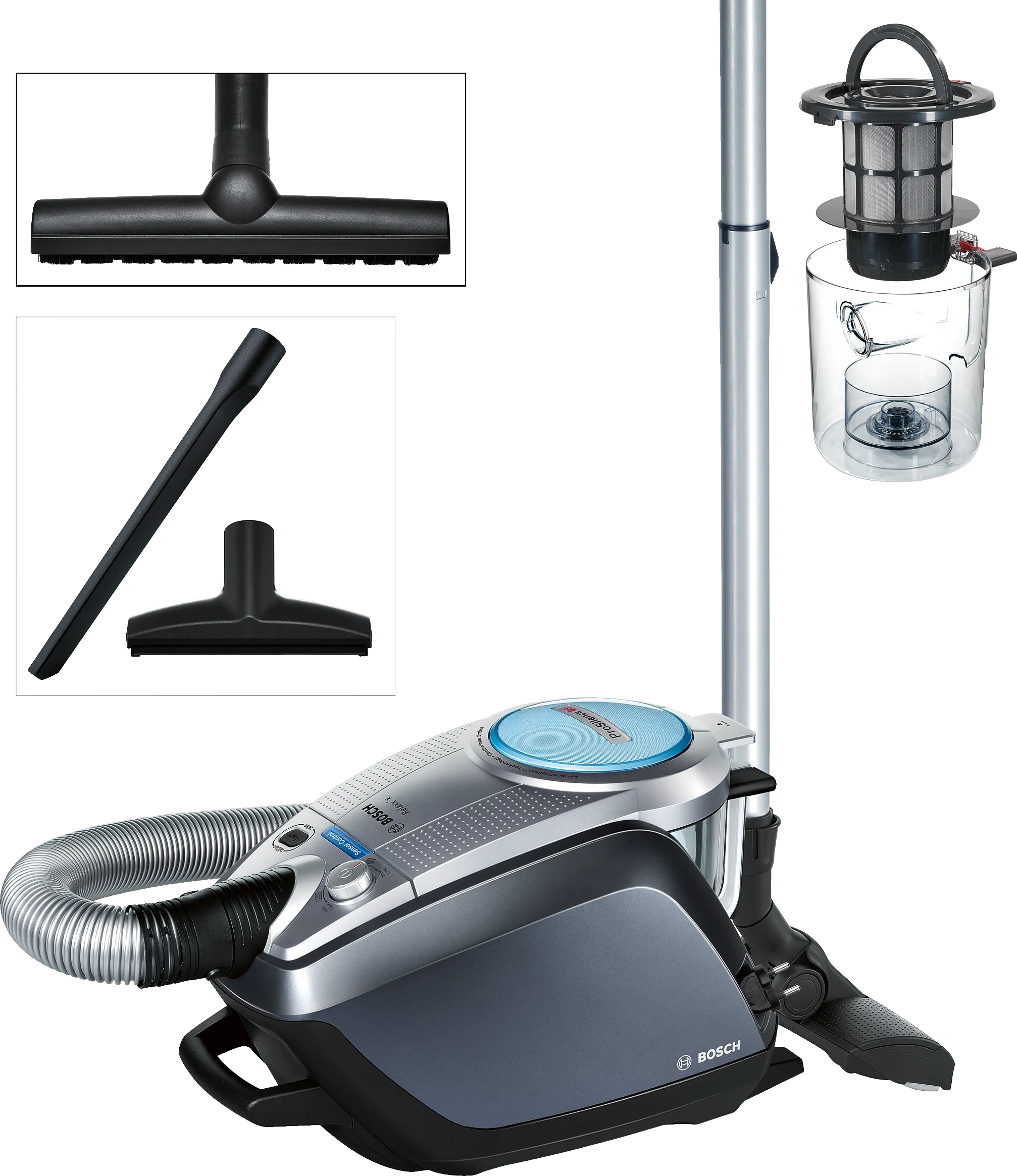  Bagless vacuum cleaner Relaxx'x Silver