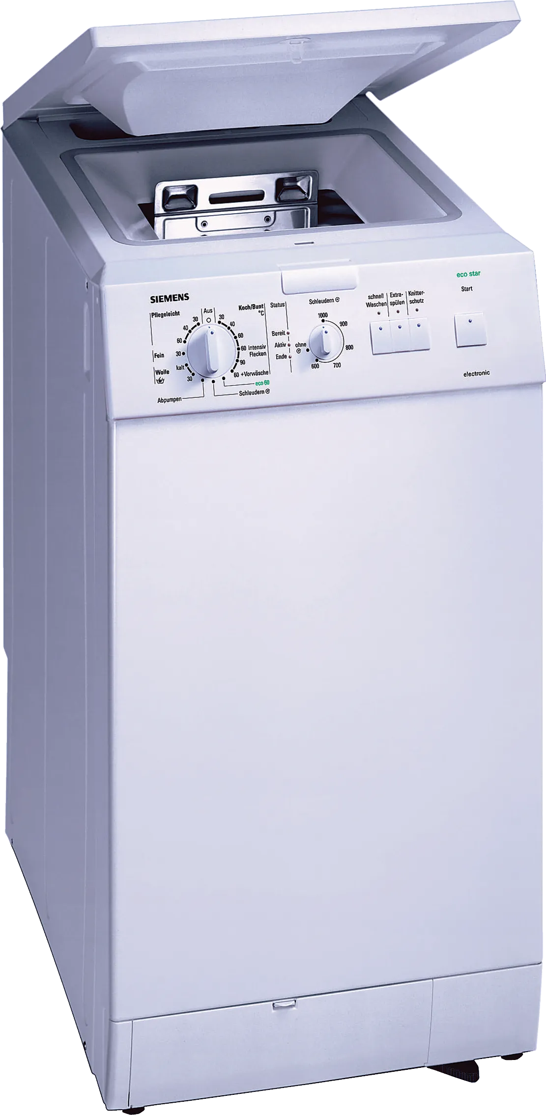 washing machine, toploader 40 cm, 40 cm, 4.5 kg 1000 rpm