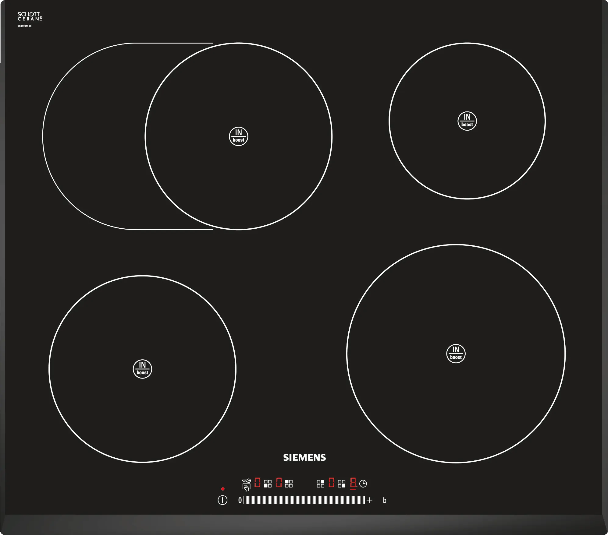 iQ300 Induction hob 60 cm surface mount without frame