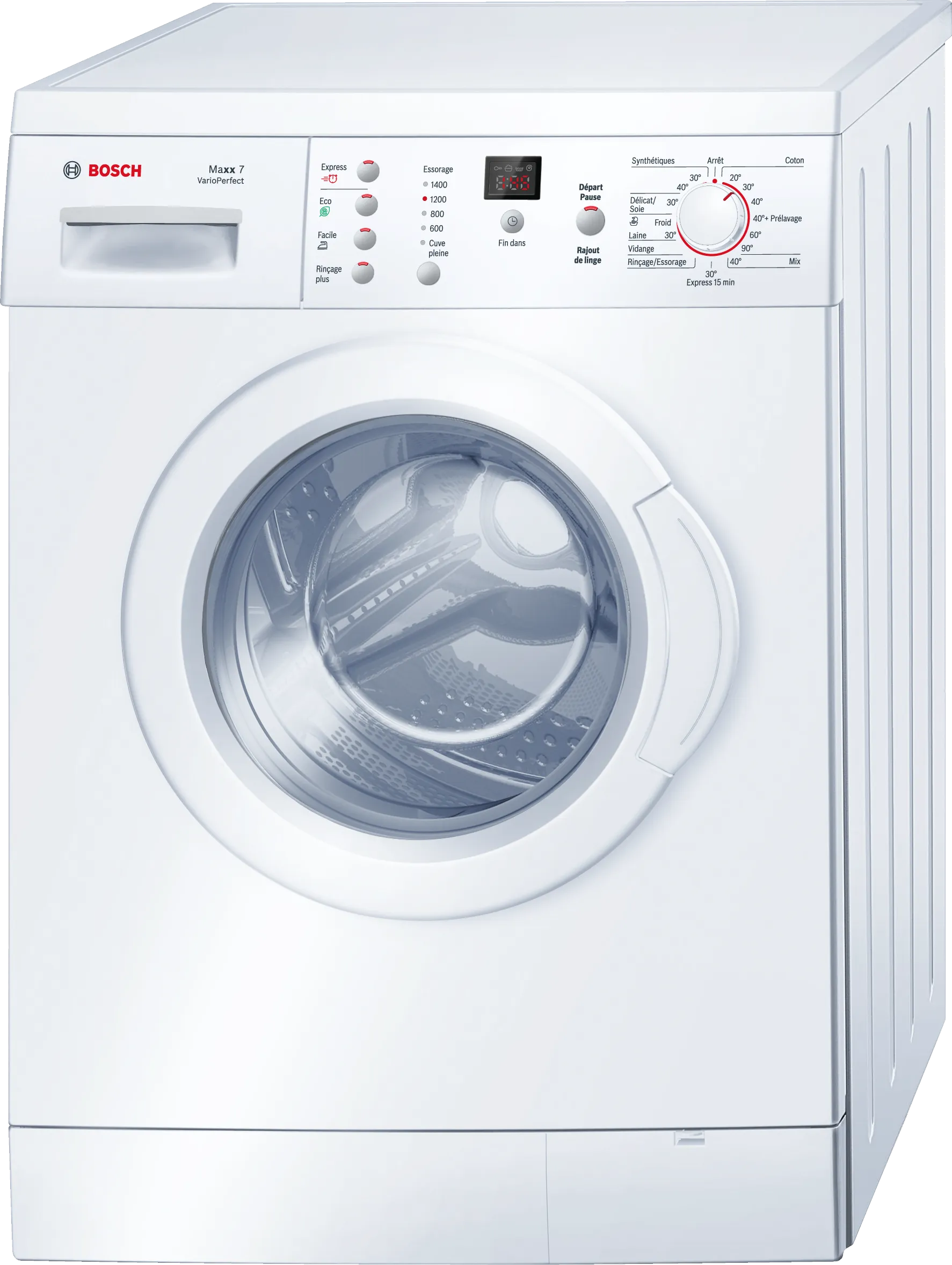 Series 4 washing machine, frontloader fullsize 7 kg 1400 rpm, White