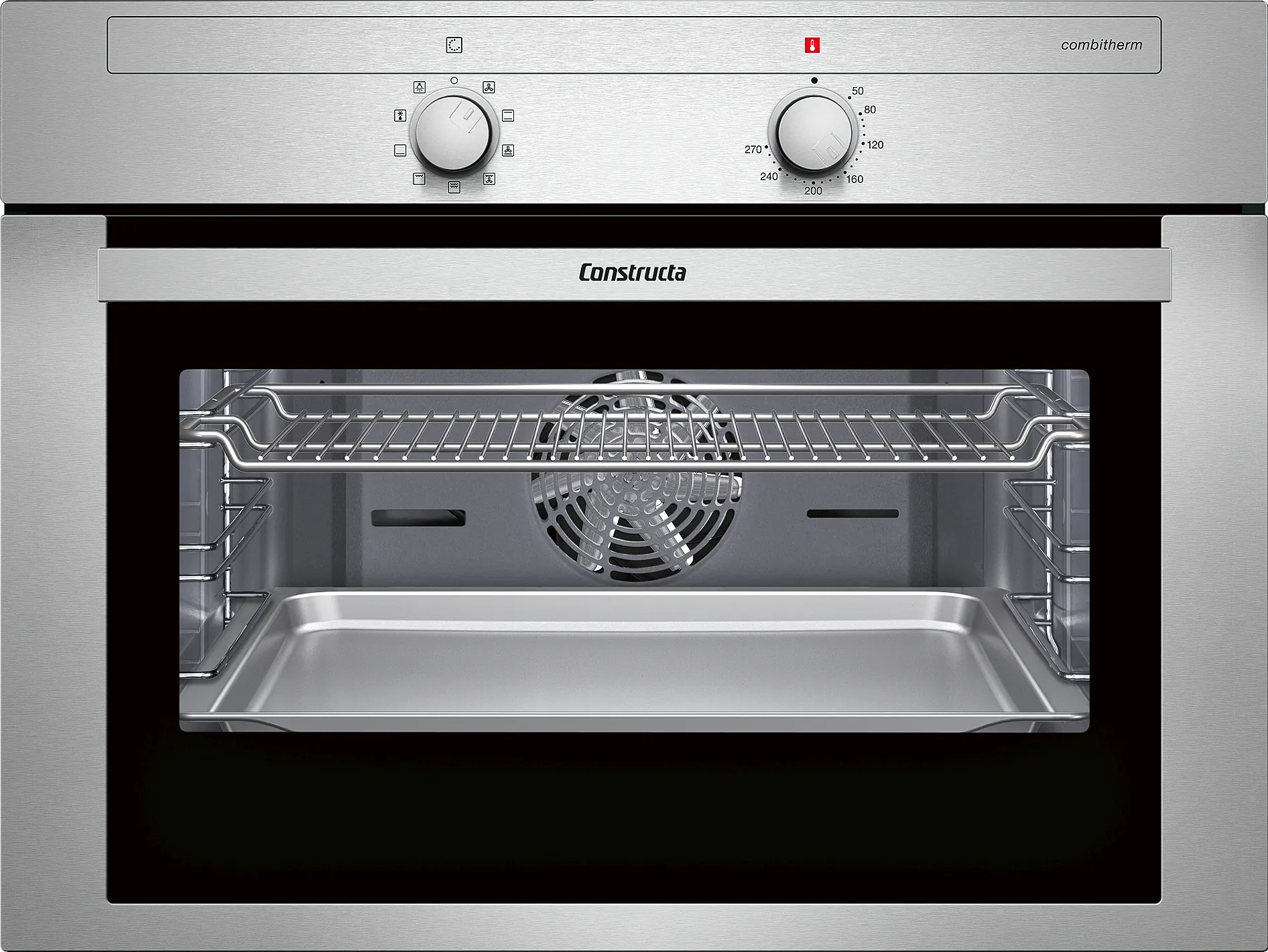 Built-in compact oven 60 x 45 cm Stainless steel