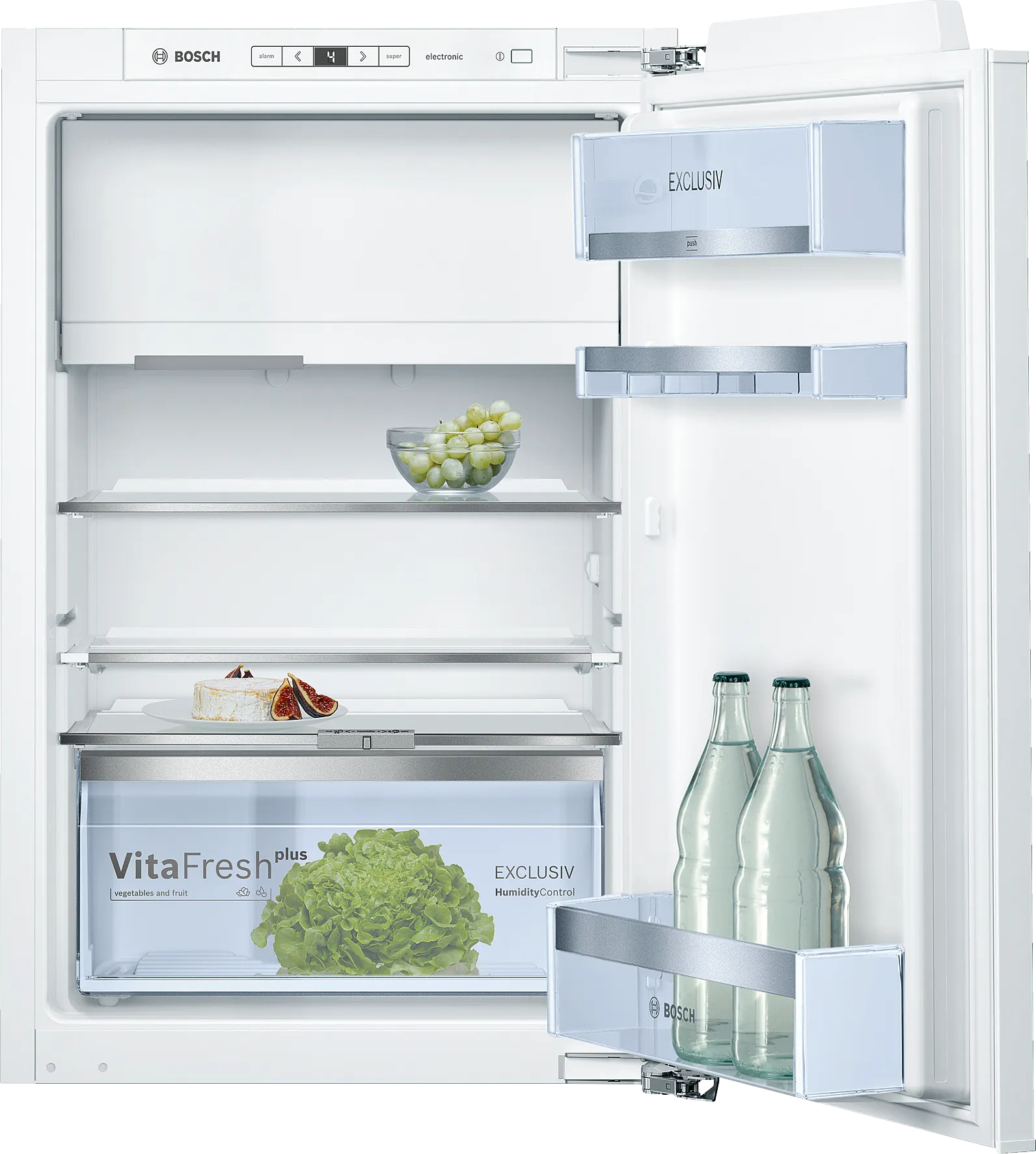Series 6 built-in fridge with freezer section 87.4 x 55.8 cm soft close flat hinge