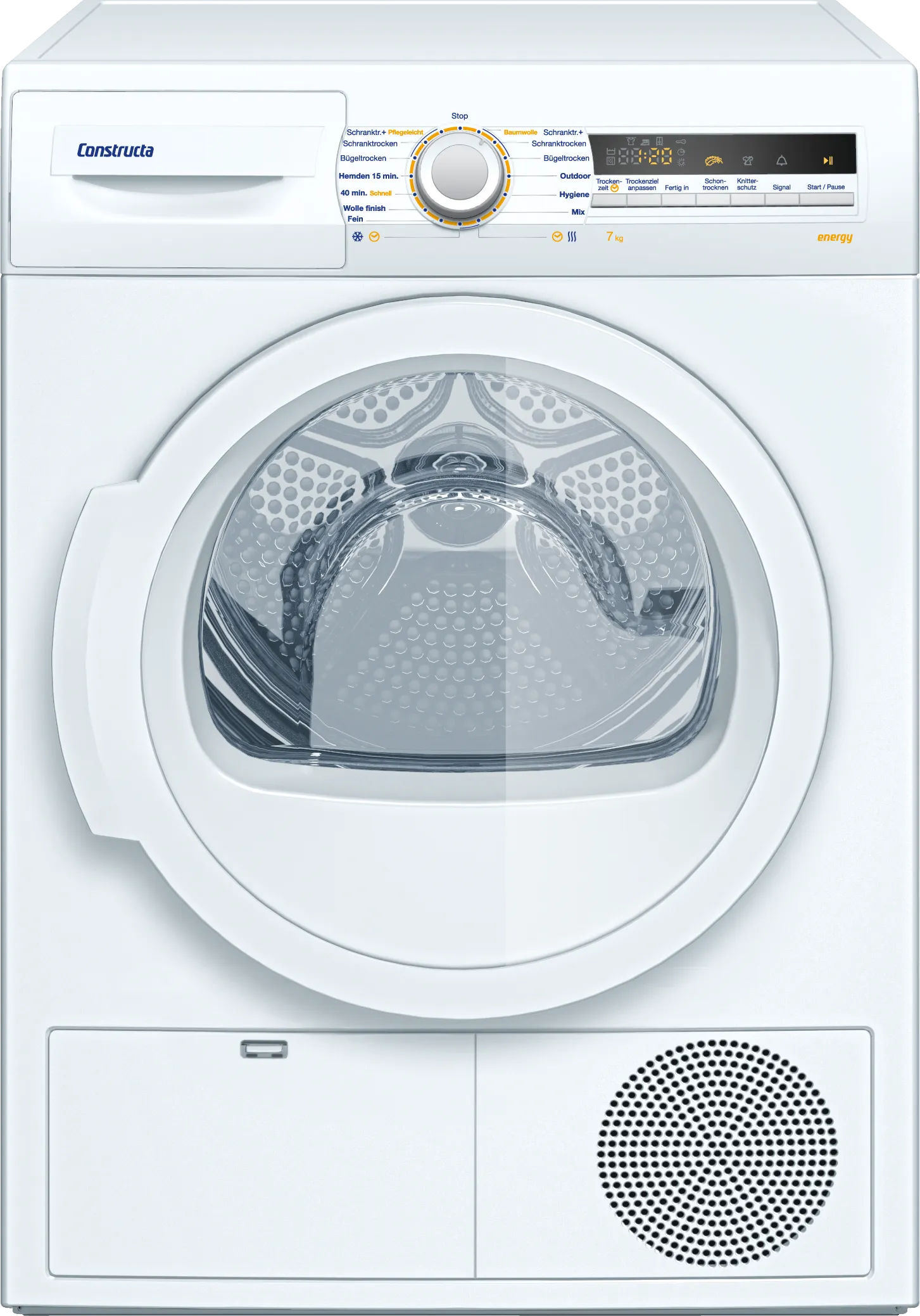  condenser tumble dryer 7 kg White