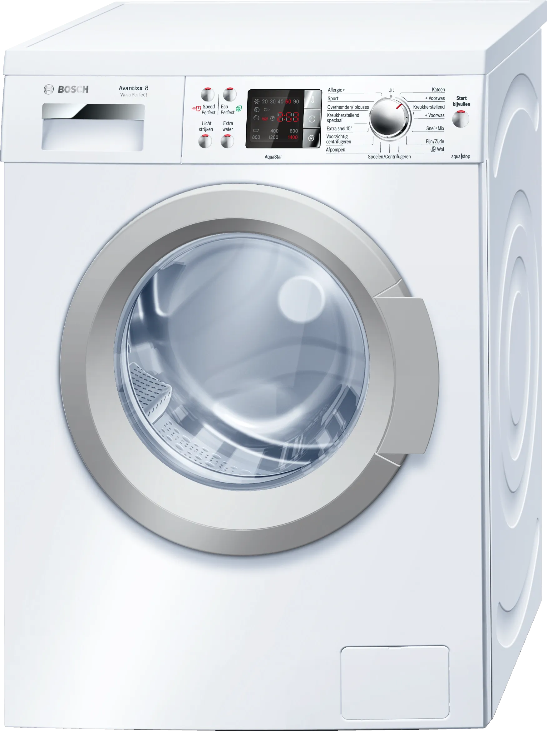 Series 6 washing machine, frontloader fullsize 8 kg 1400 rpm