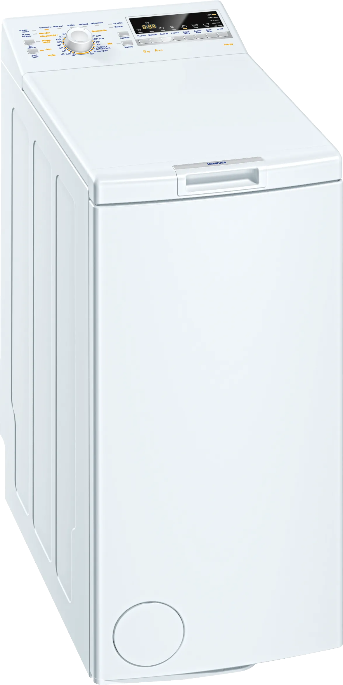  washing machine, toploader 40 cm, 40 cm, 6 kg 1200 rpm