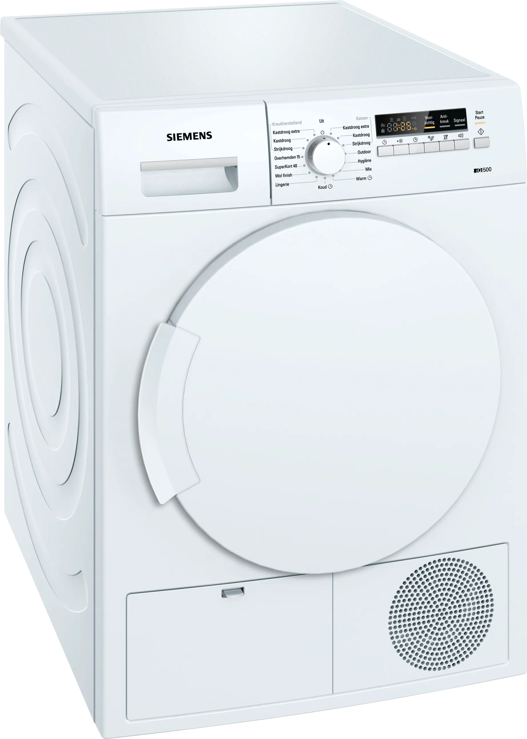 iQ500 condenser tumble dryer 8 kg White