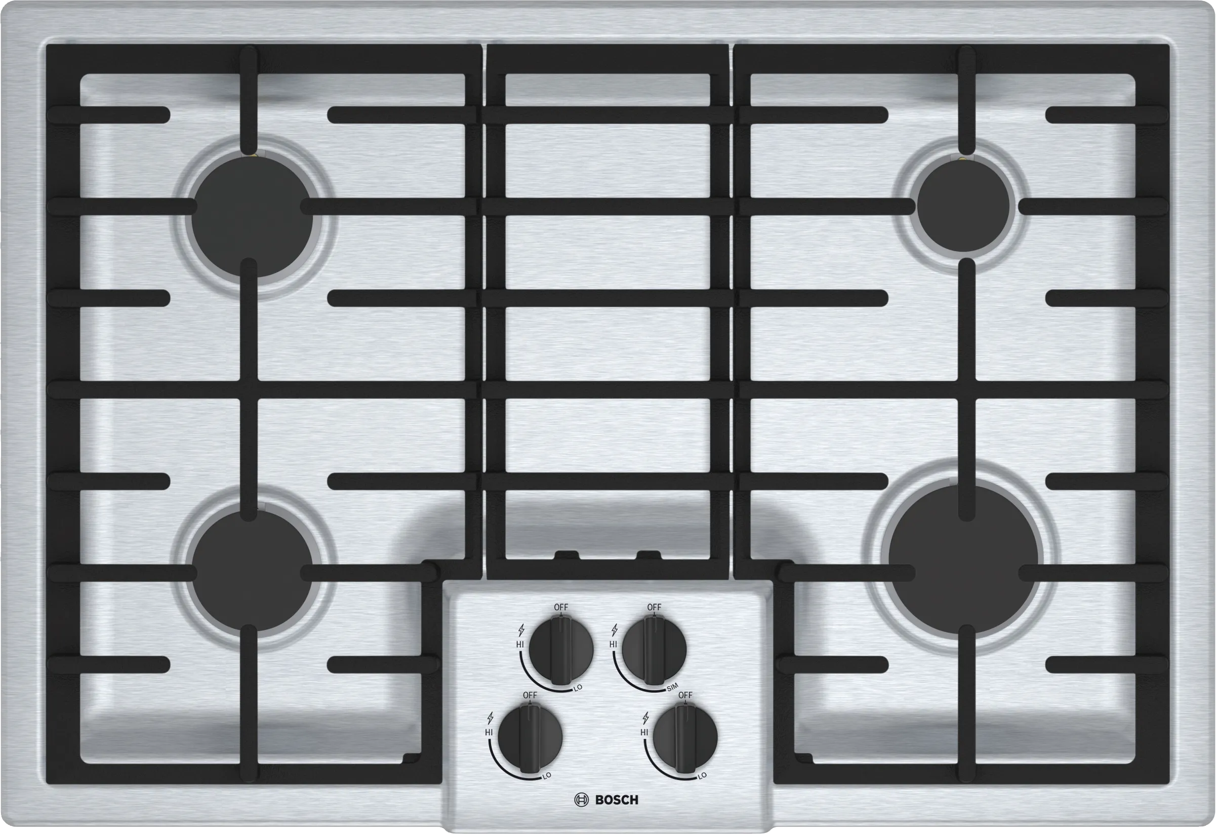 500 Series Gas hob 30'' Stainless steel