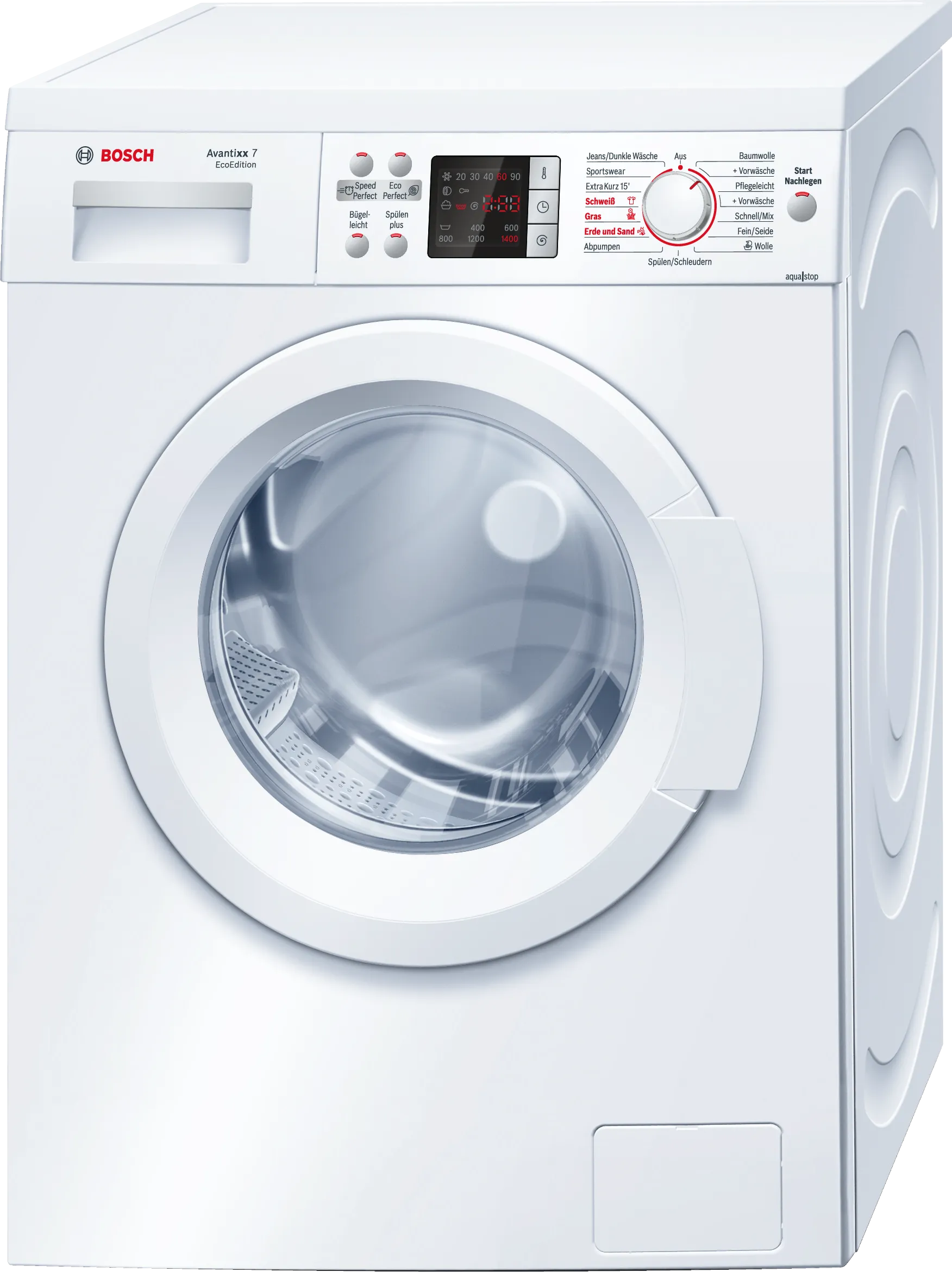 Series 6 washing machine, frontloader fullsize 7 kg 1400 rpm