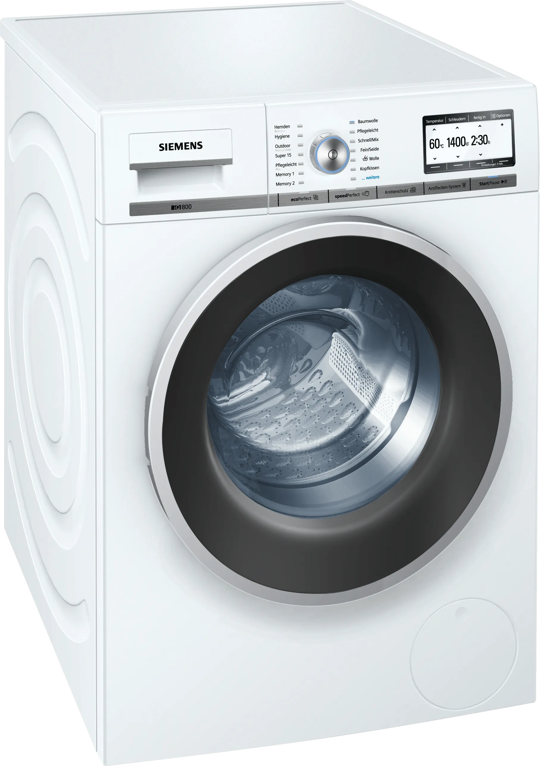 iQ800 washing machine, frontloader fullsize 8 kg 1400 rpm