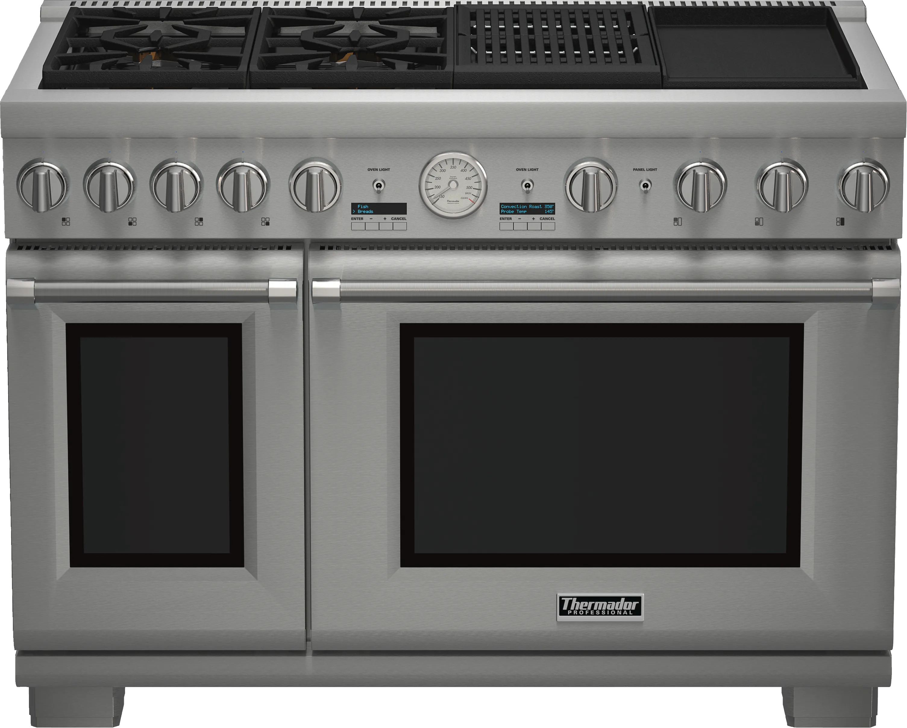 Dual fuel freestanding range