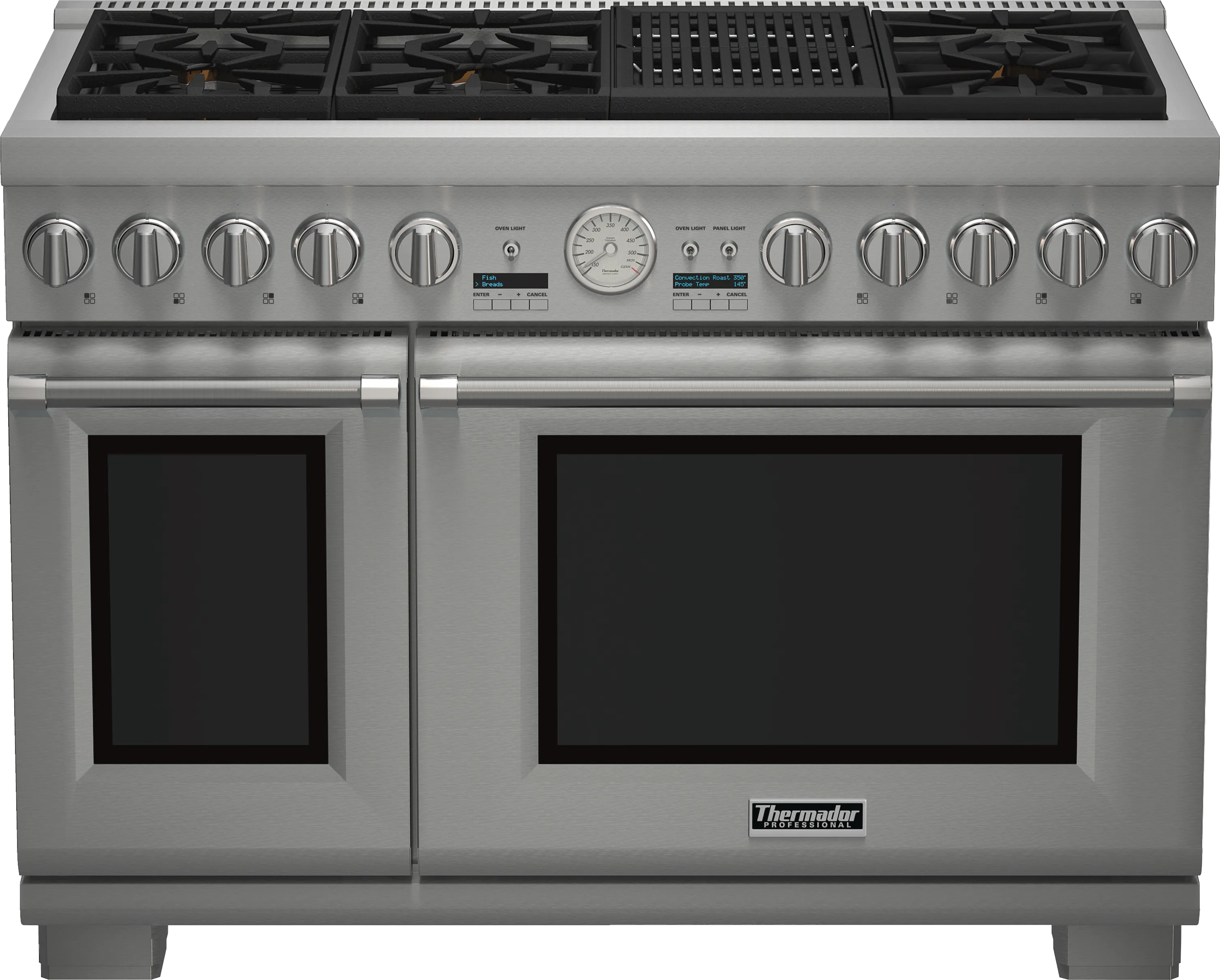 Dual fuel freestanding range