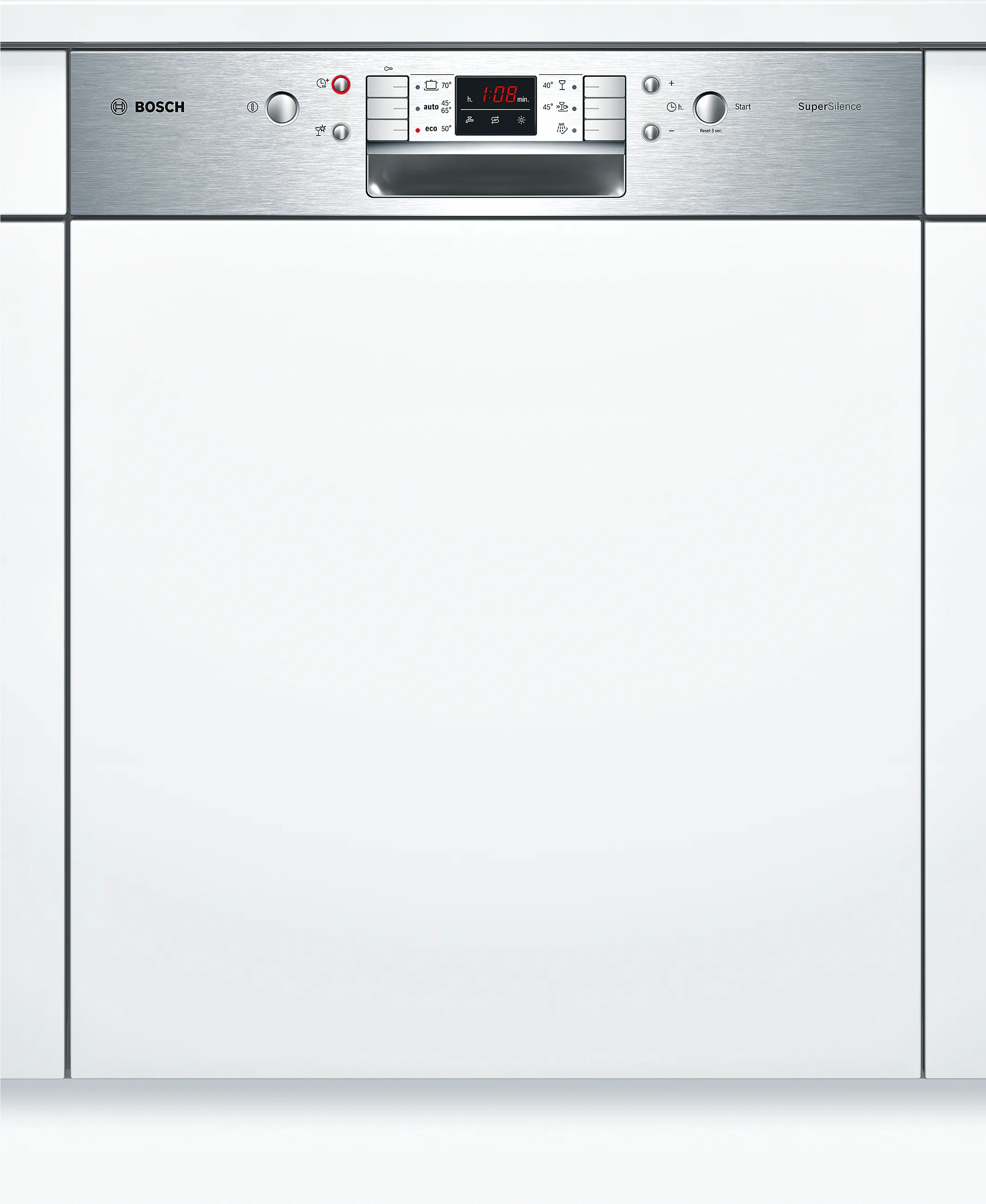 Series 6 semi-integrated dishwasher 60 cm Brushed steel