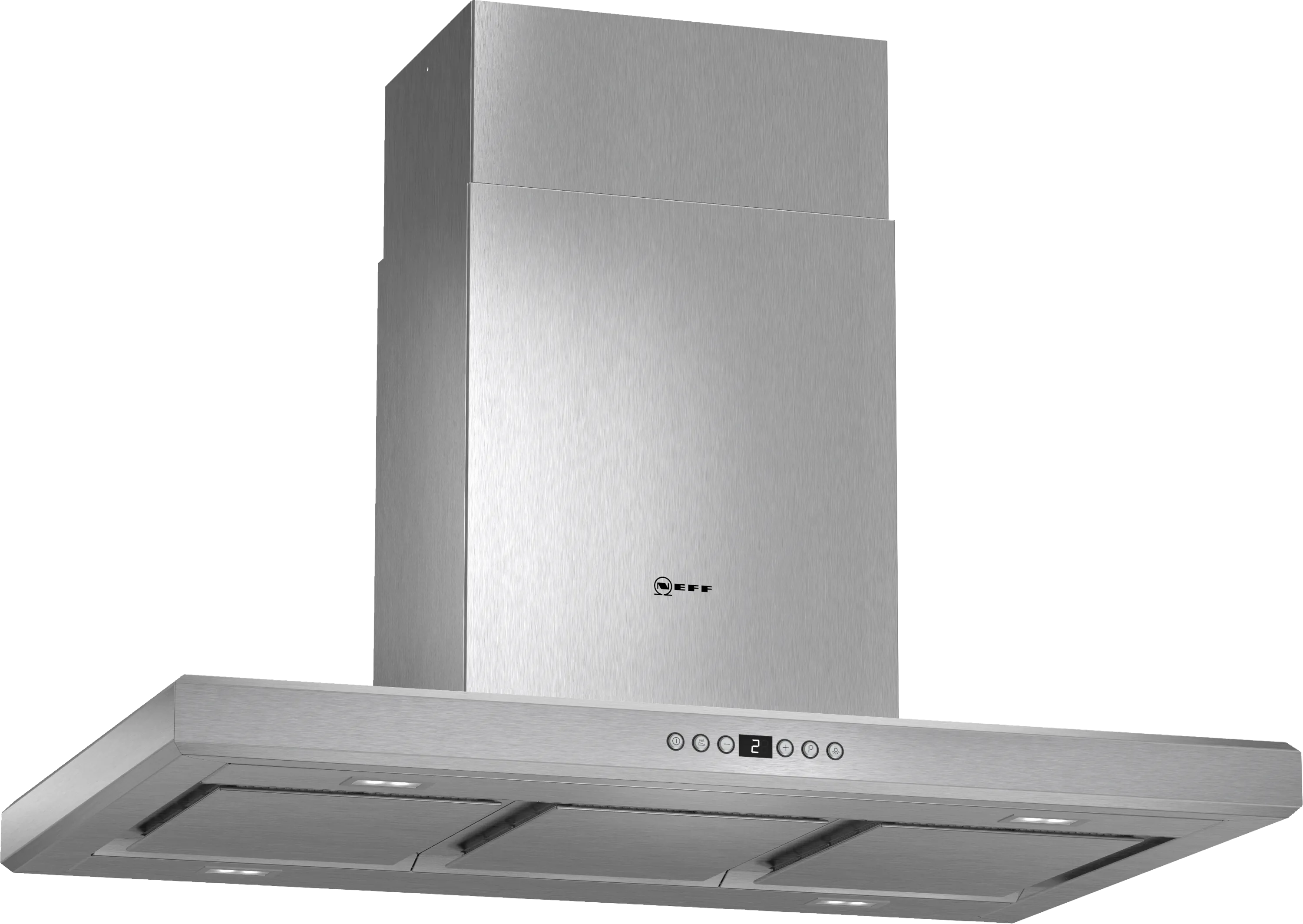 N 70 island cooker hood 90 cm Stainless steel