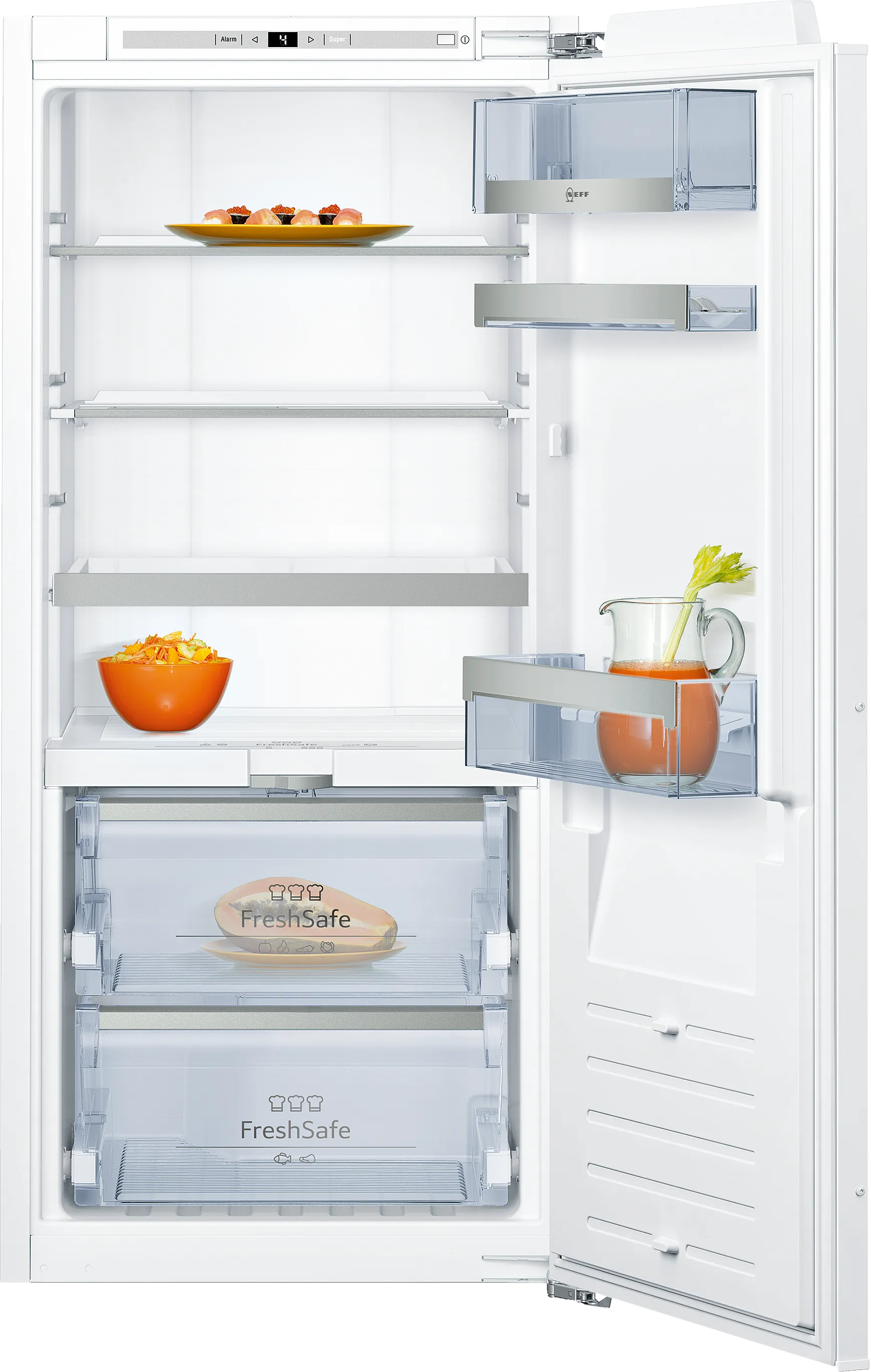 N 90 built-in fridge 122.1 x 55.8 cm soft close flat hinge