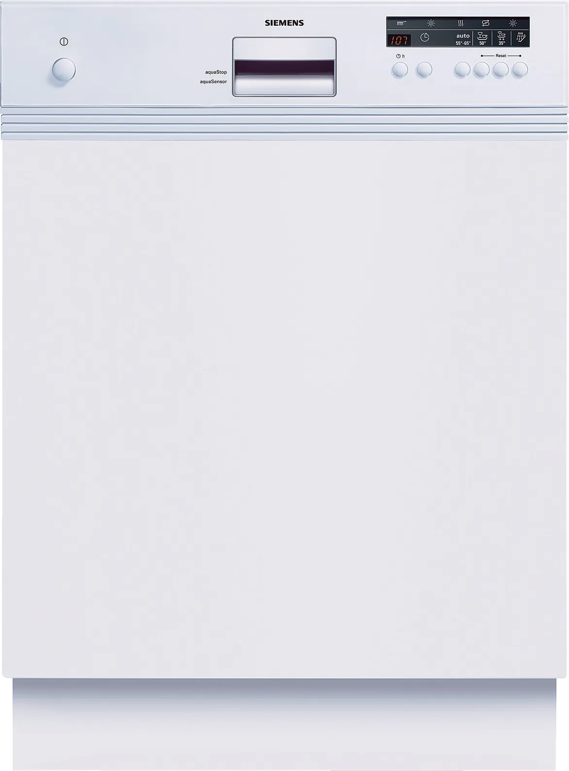 semi-integrated dishwasher 60 cm White