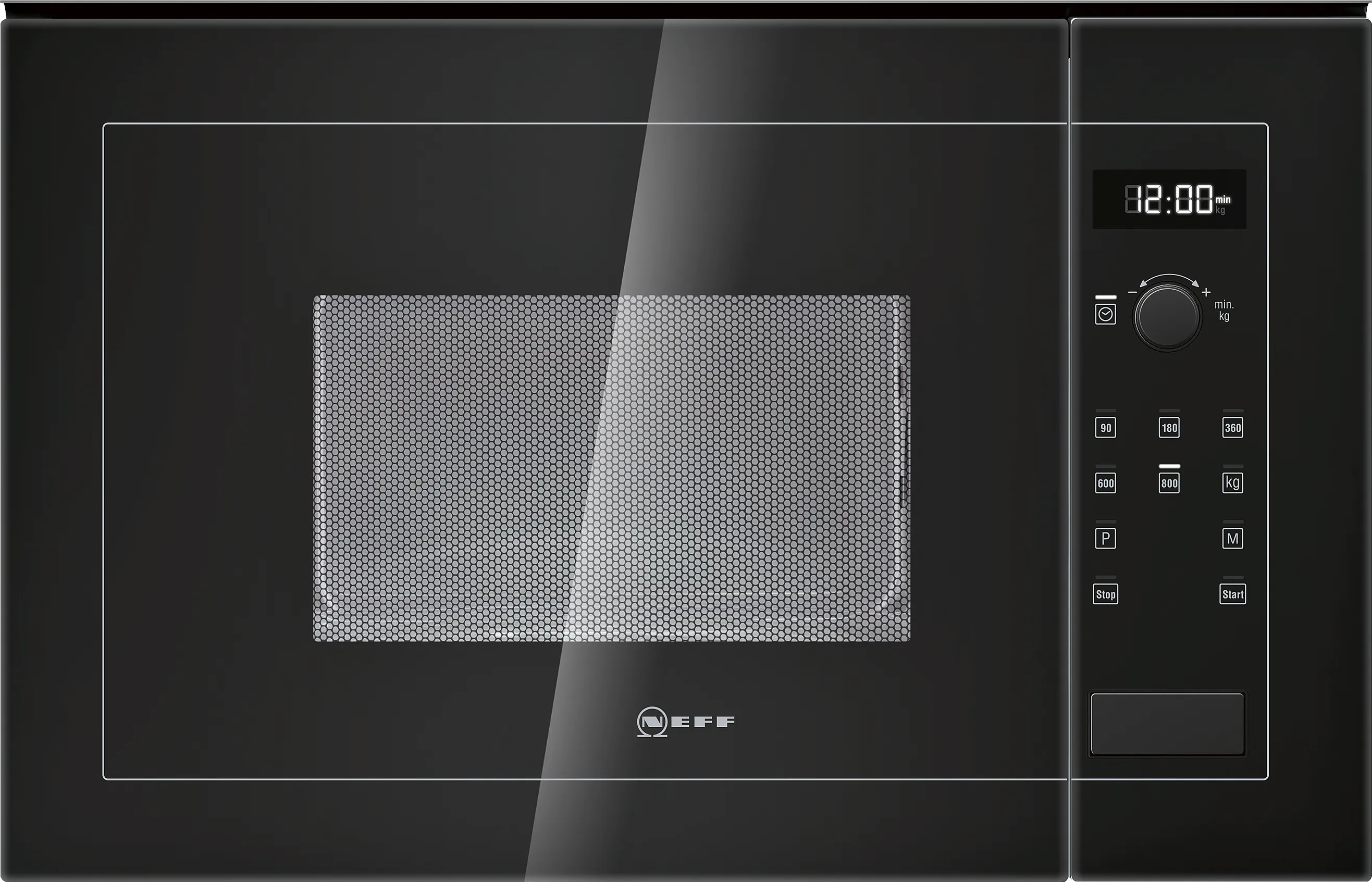  built-in microwave 60 x 38 cm Black