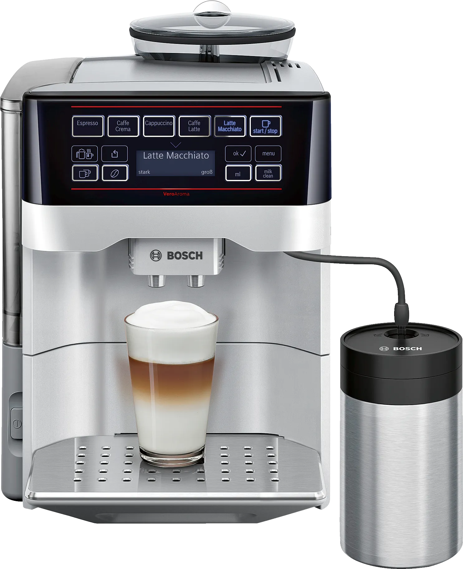  Fully automatic coffee machine MK-Variante Silver, Removable water tank