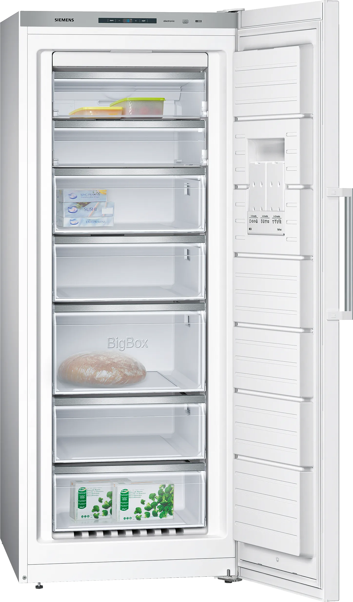 iQ500 free-standing freezer 176 x 70 cm White