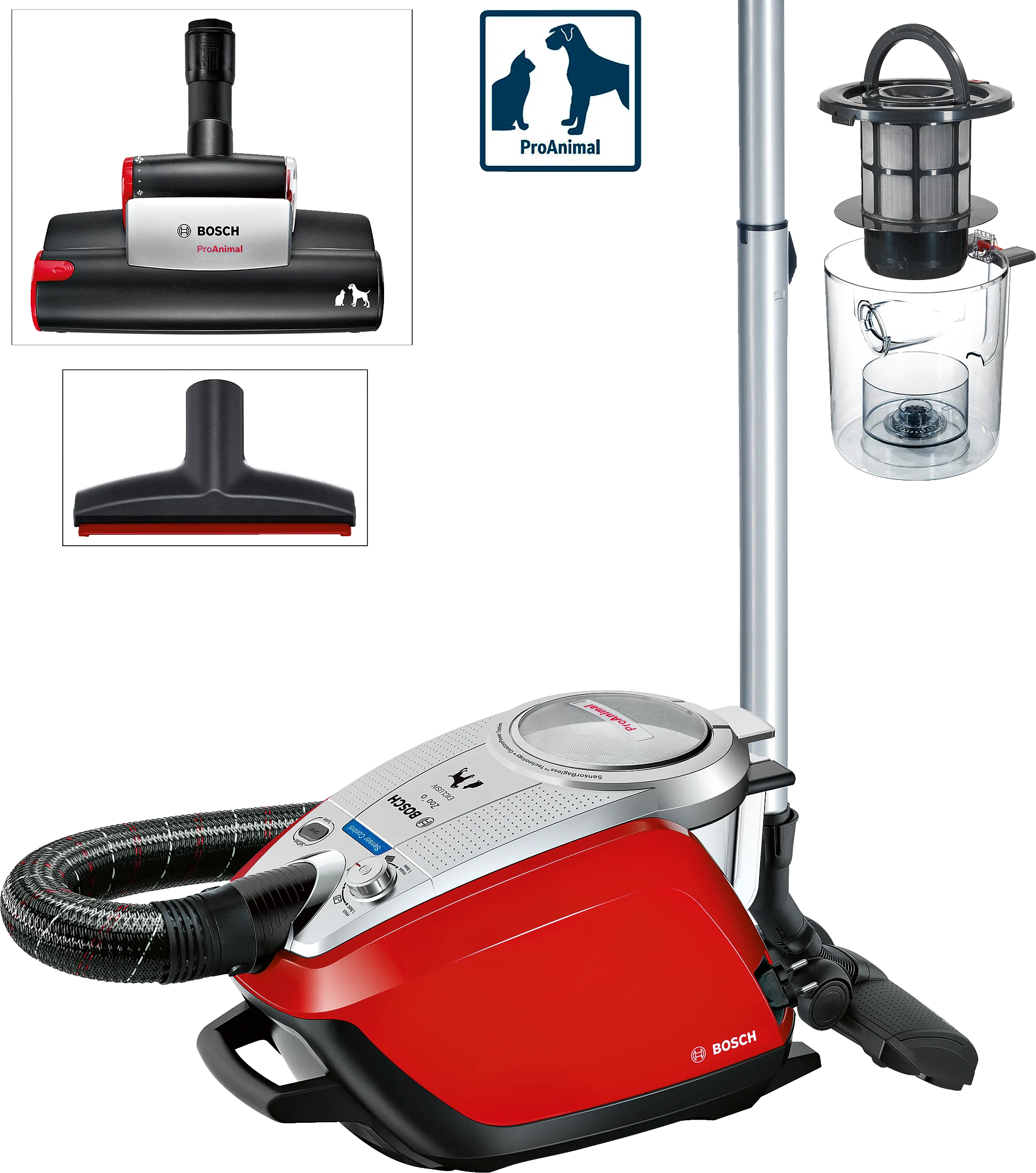 Bagless vacuum cleaner Zoo'o ProAnimal Silver