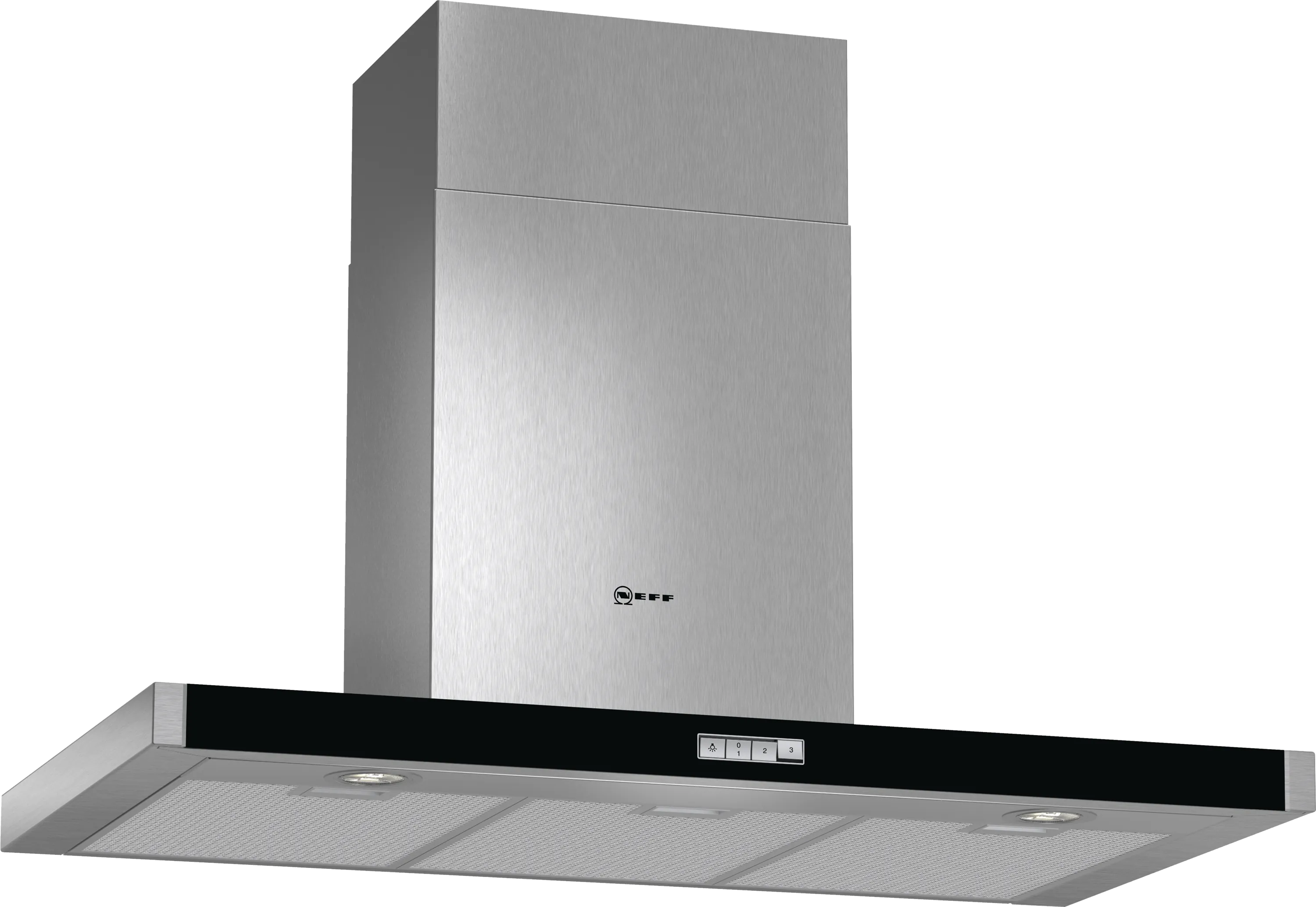 N 30 Cappa a parete 90 cm Acciaio inox 