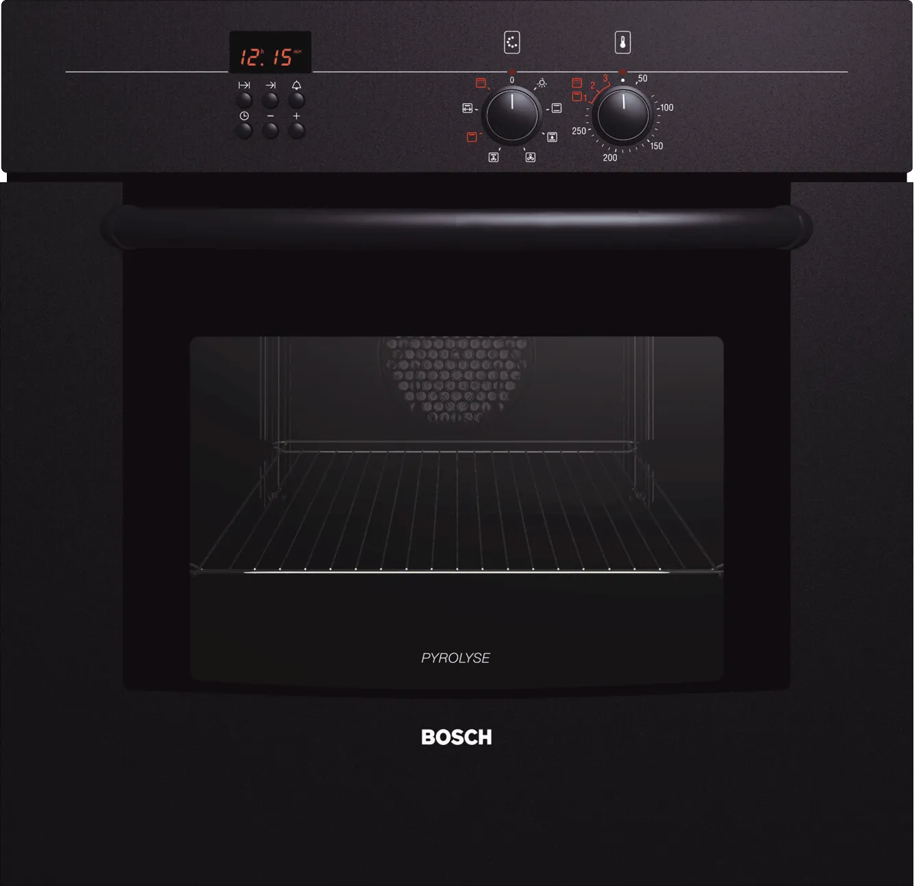  Built-in oven 60 x 60 cm Black