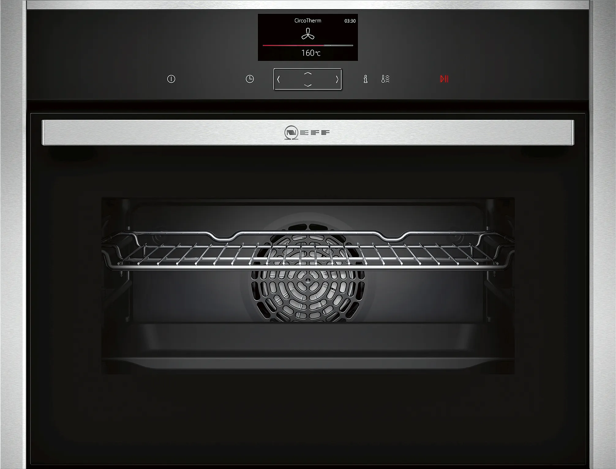 N 90 Compact built-in oven 60 x 45 cm Stainless steel 