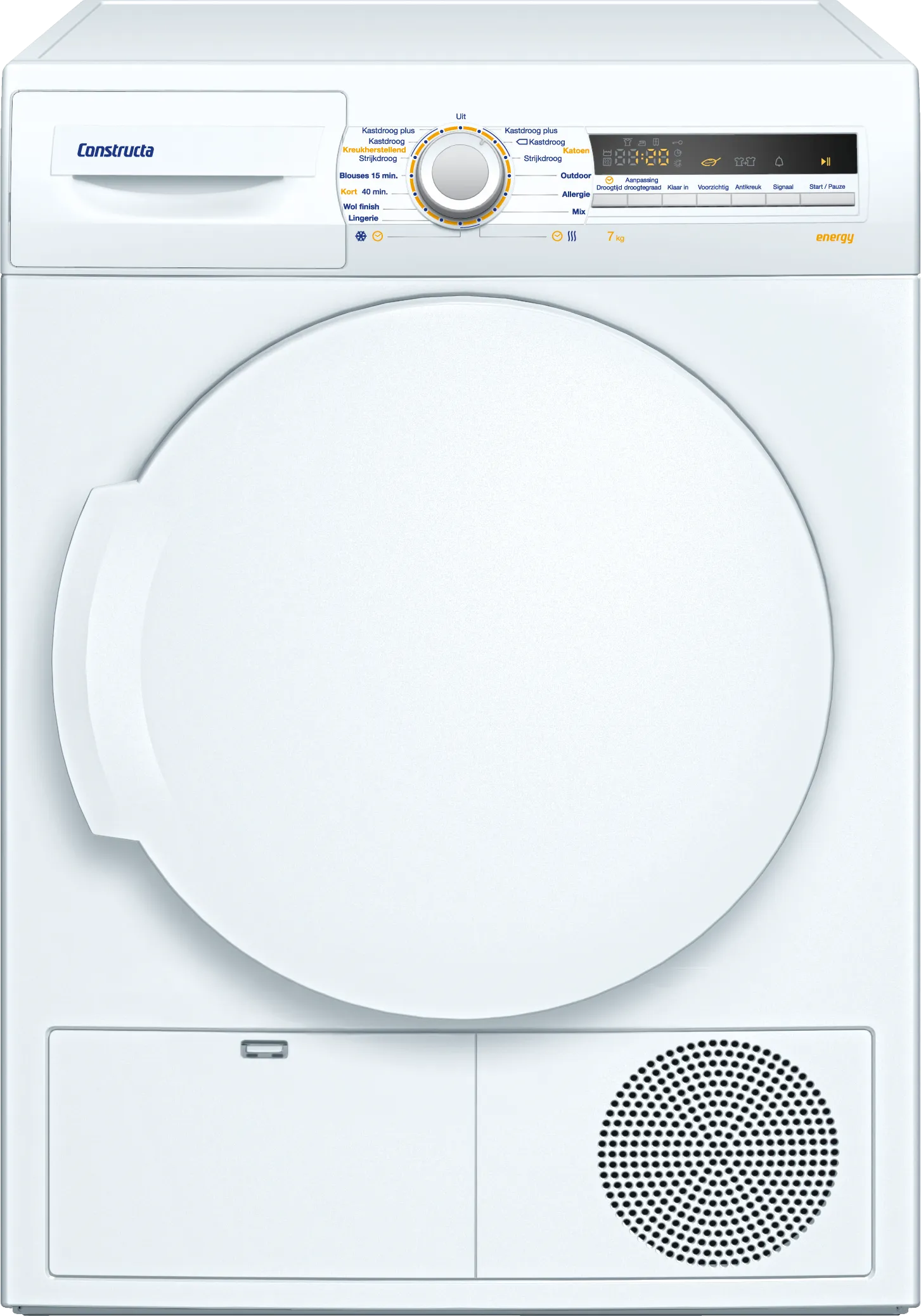  condenser tumble dryer 7 kg White