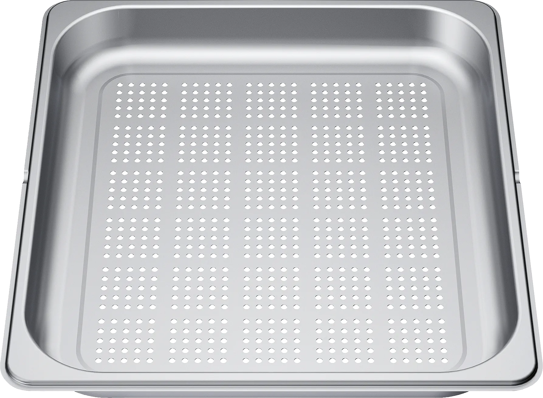Large stainless steel cooking tray 