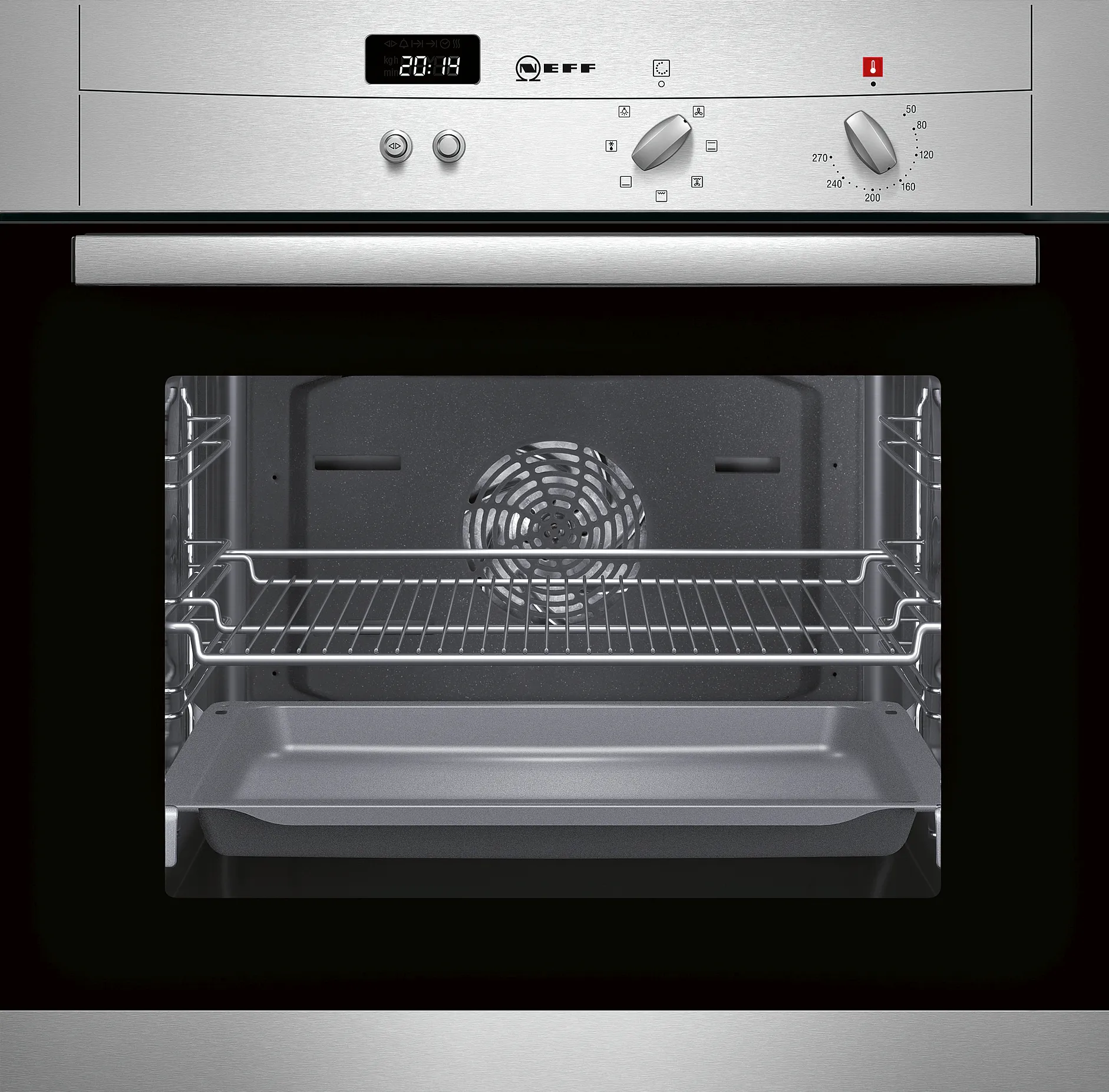 Built-in oven 60 x 60 cm Stainless steel