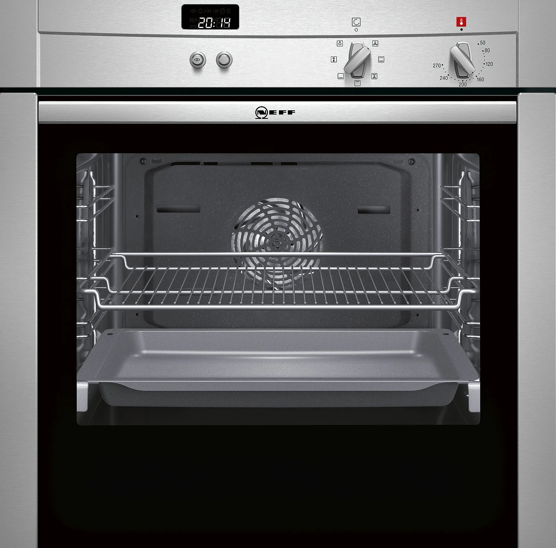 Built-in oven 60 x 60 cm Stainless steel
