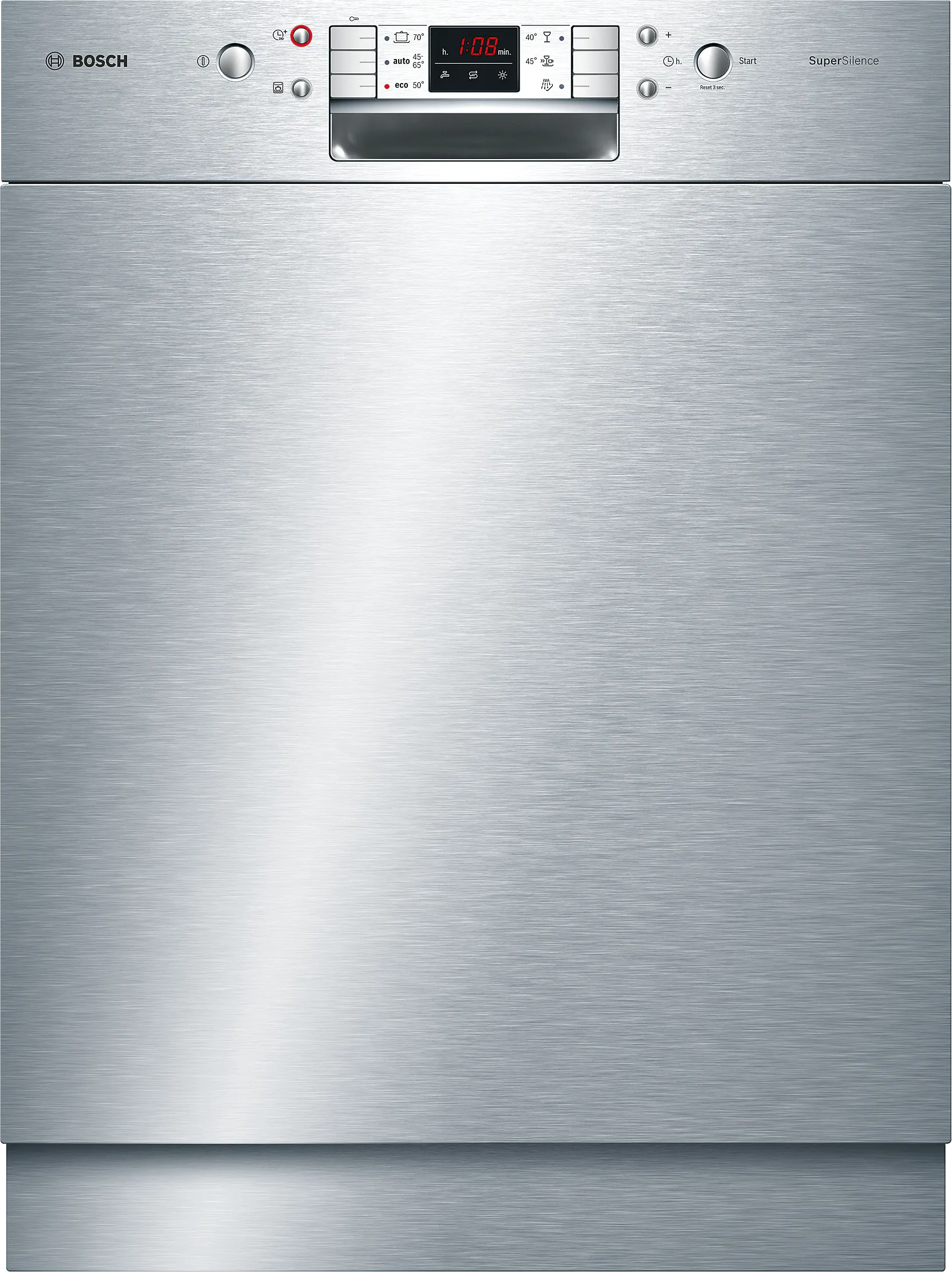 Series 6 built-under dishwasher 60 cm Brushed steel