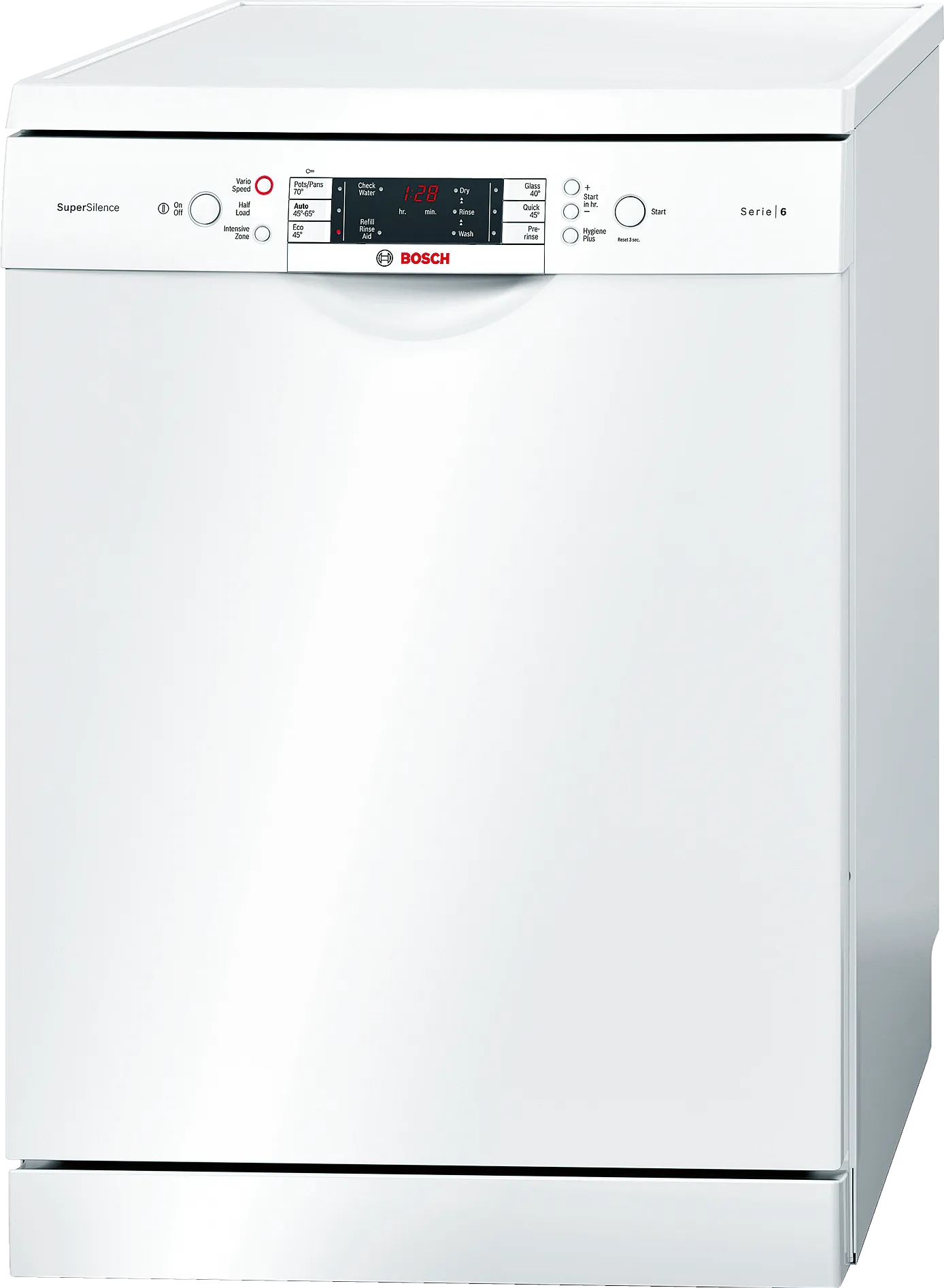 Series 6 free-standing dishwasher 60 cm White
