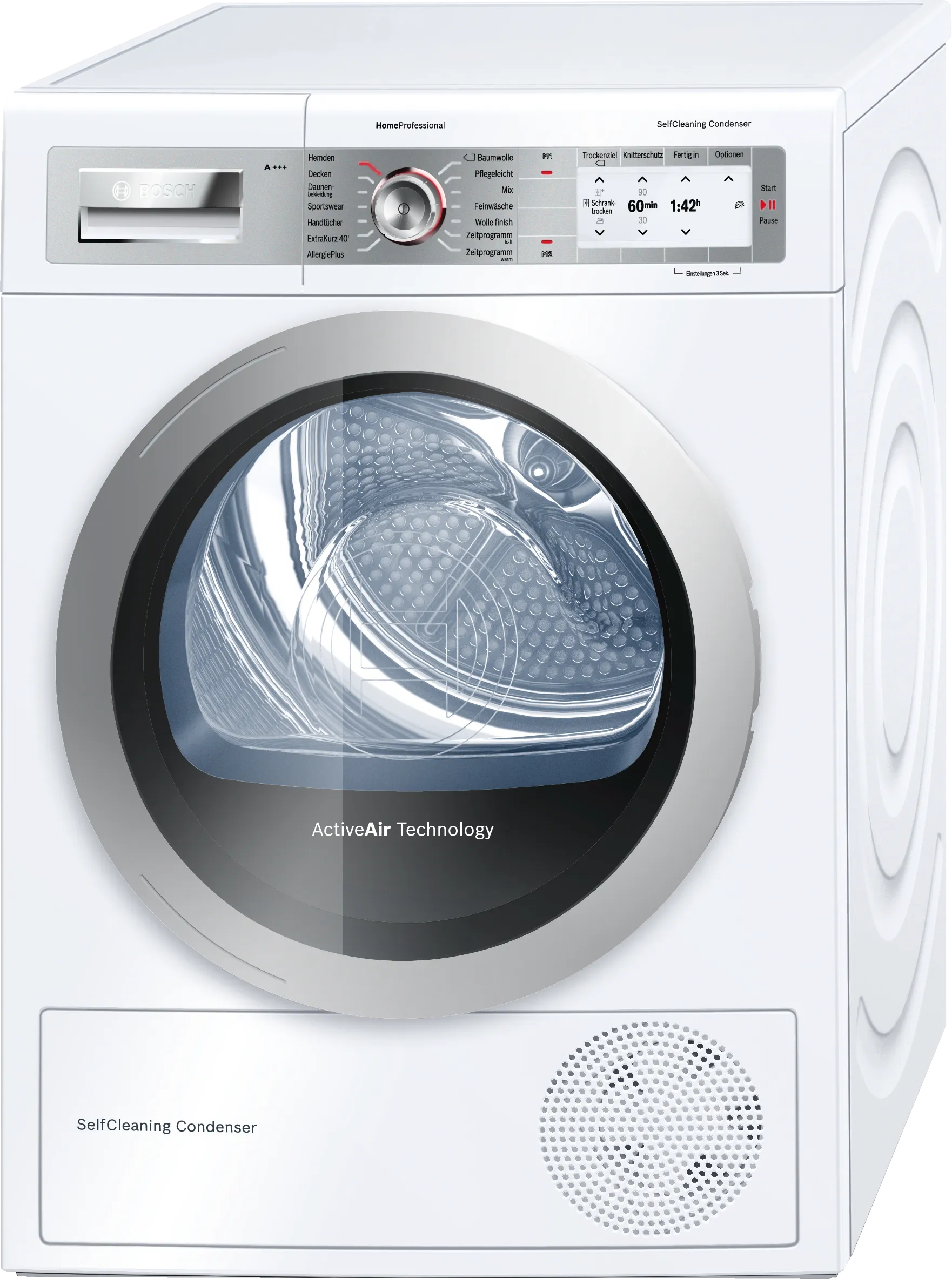 HomeProfessional heat pump dryer 8 kg White