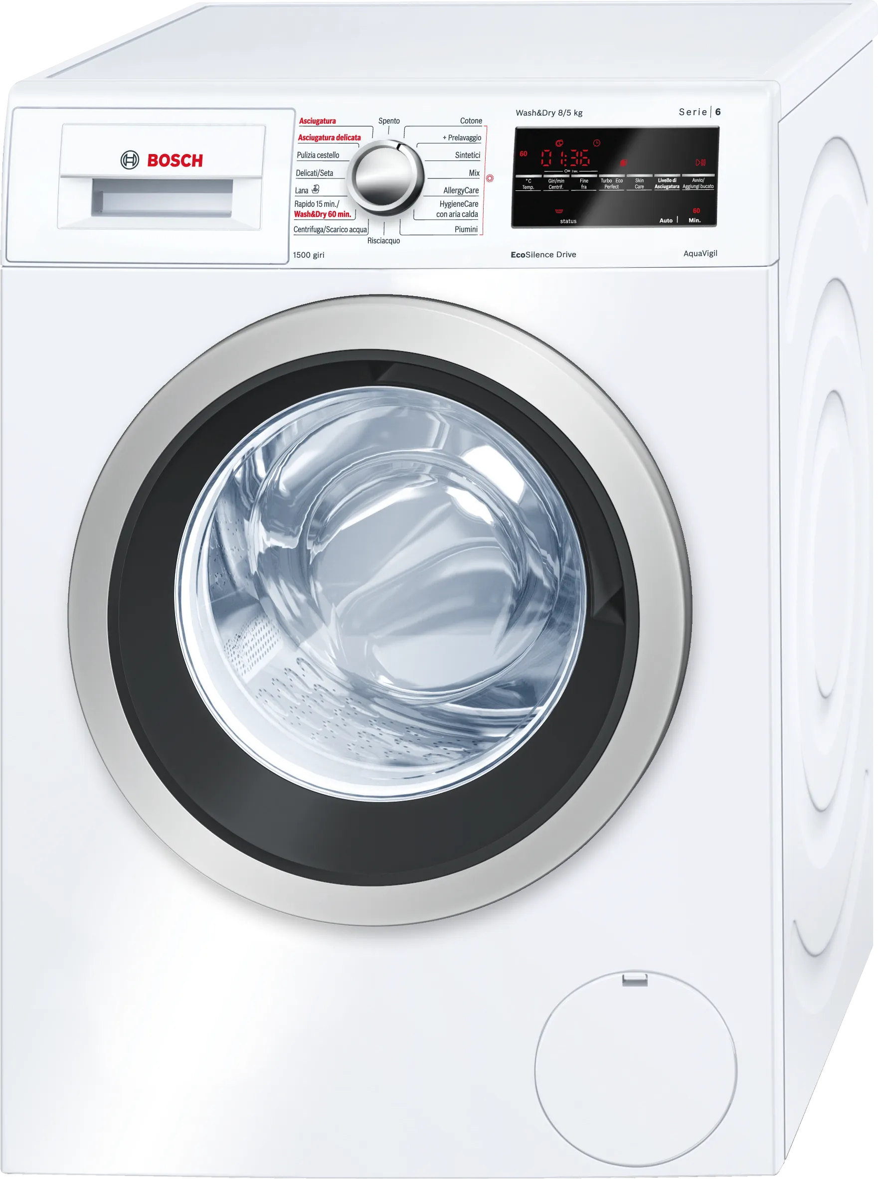 Series 6 washer-dryer 8/5 kg 1500 rpm