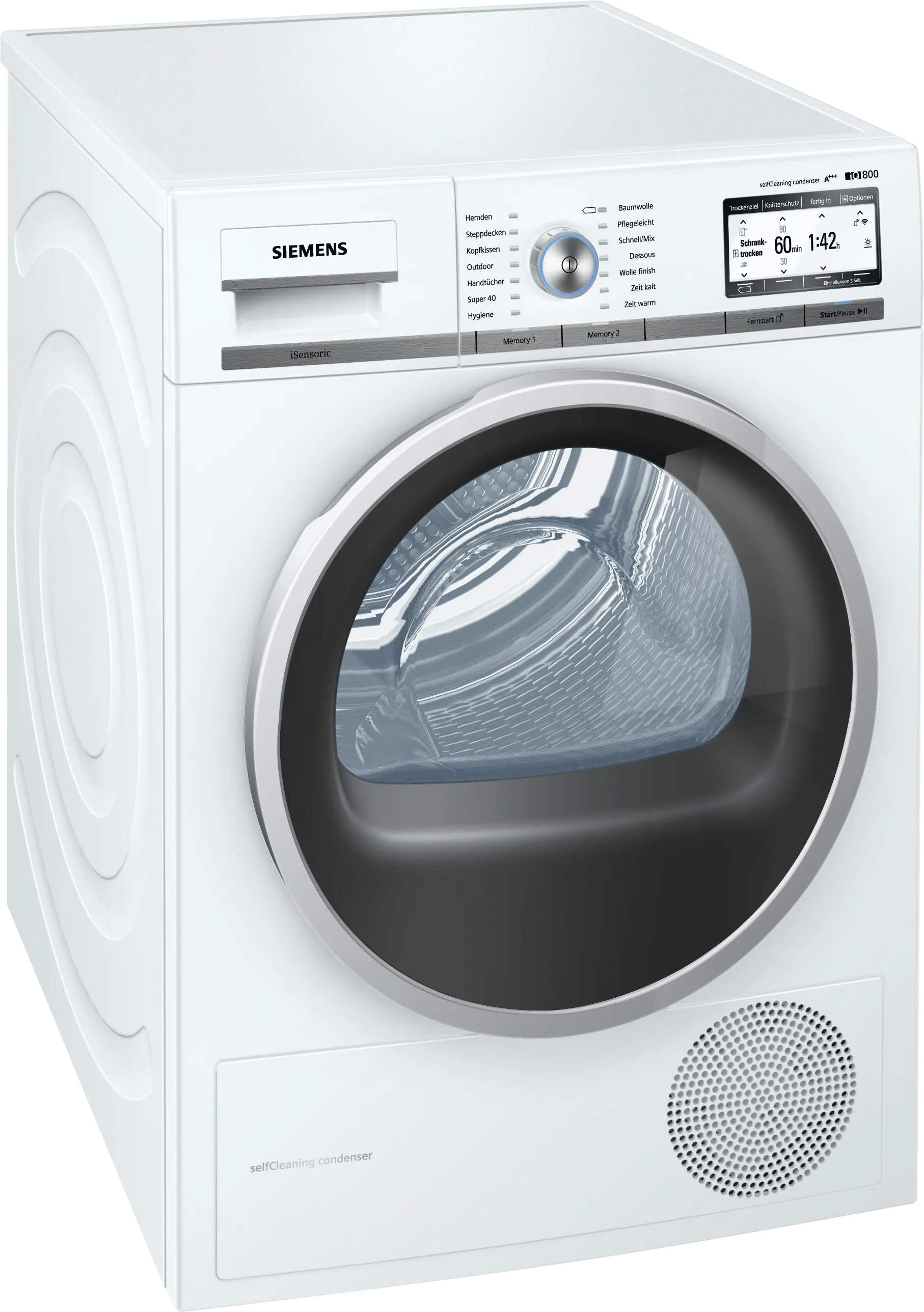 iQ800 heat pump dryer 8 kg White