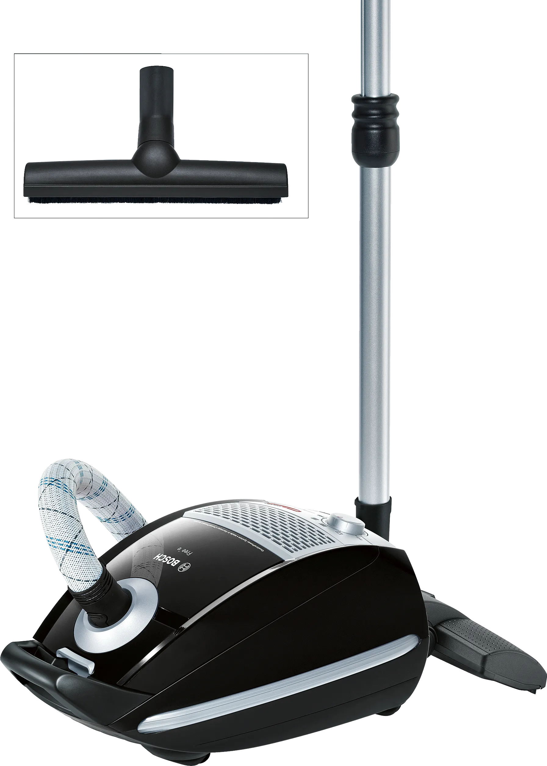  Bagged vacuum cleaner Free'e Black