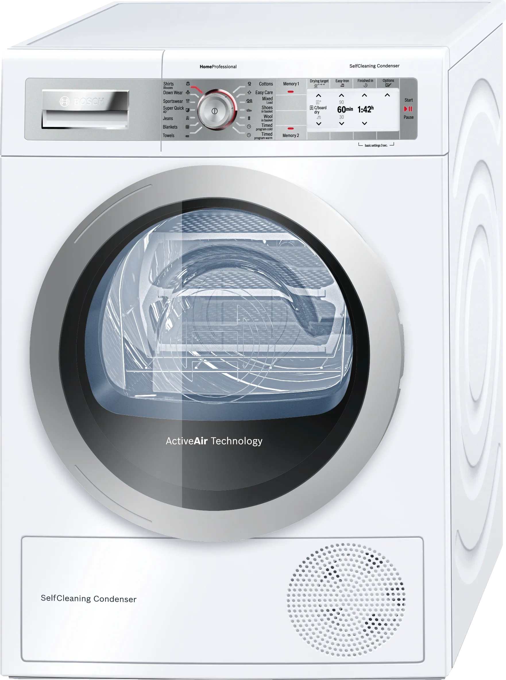 HomeProfessional heat pump dryer 9 kg