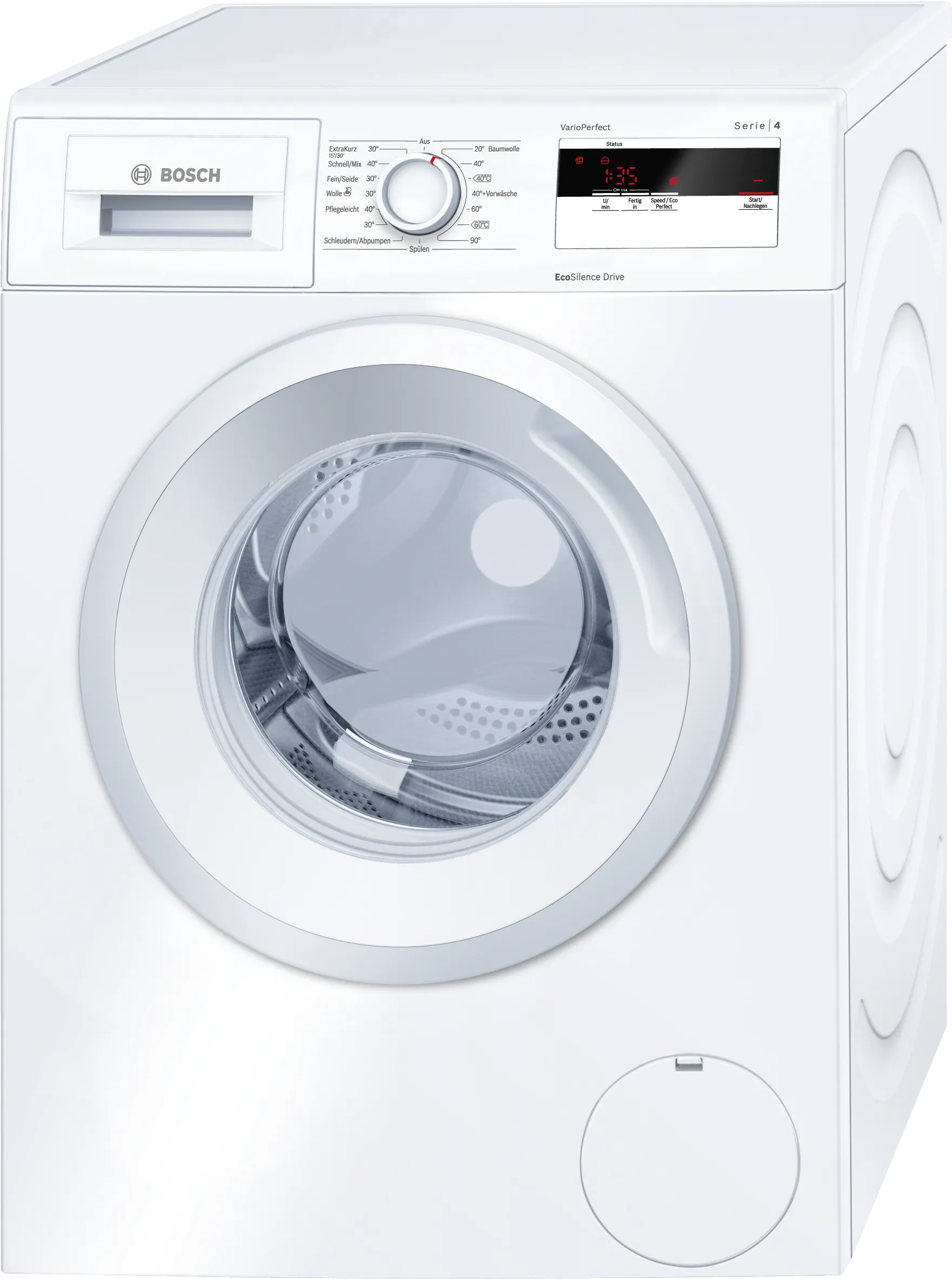 Series 4 washing machine, frontloader fullsize 6 kg 1400 rpm, White
