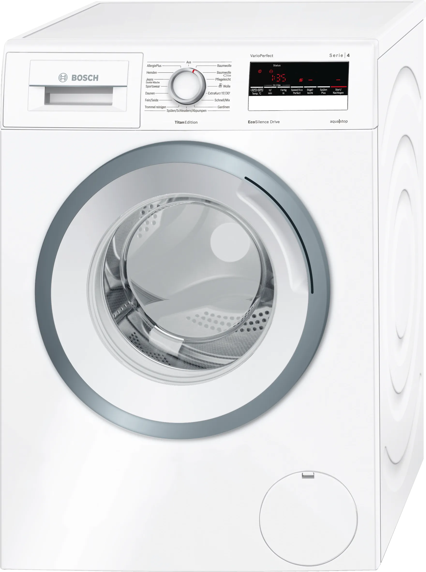 Series 4 washing machine, frontloader fullsize 7 kg 1400 rpm, White