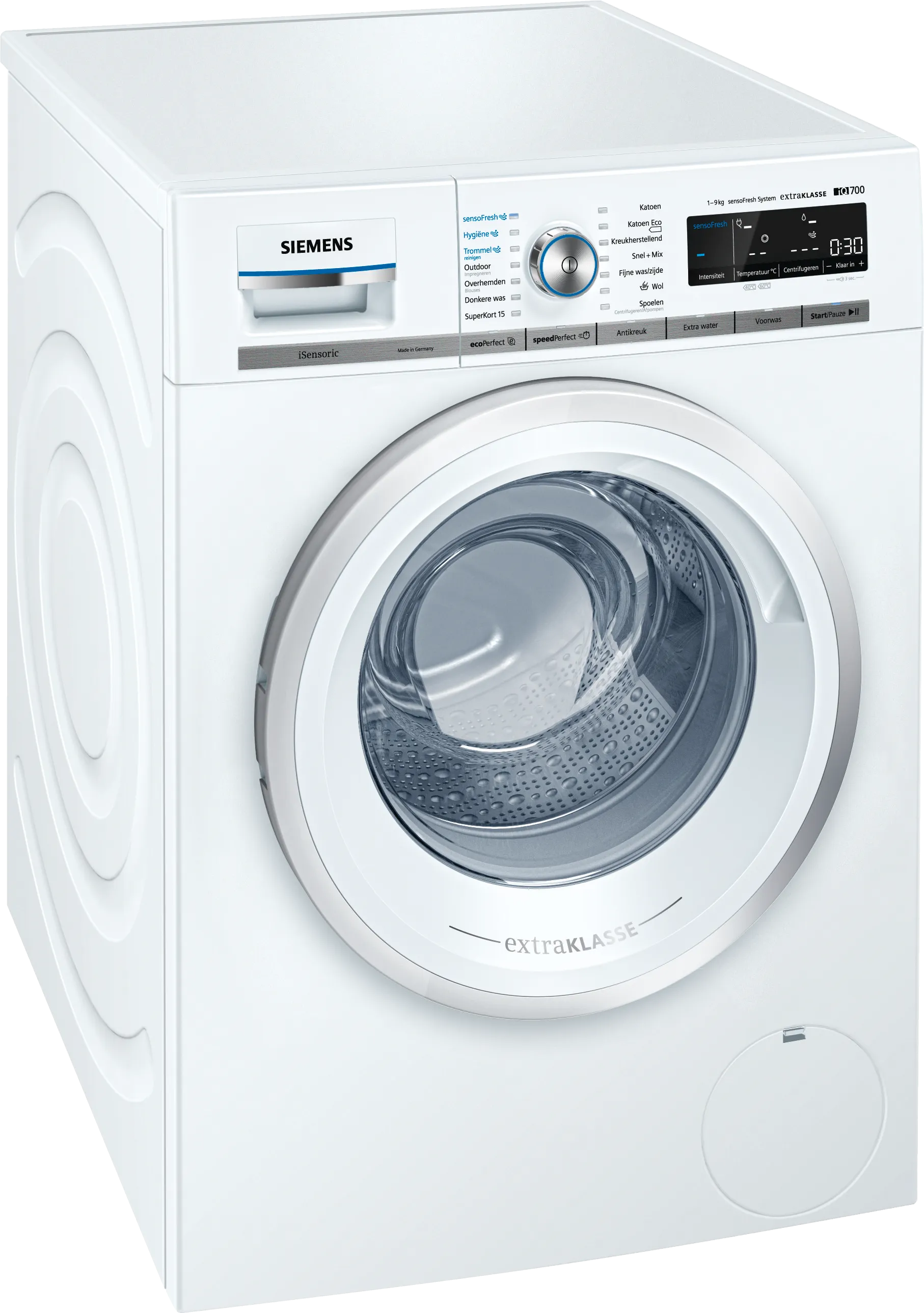iQ700 washing machine, frontloader fullsize 9 kg 1600 rpm, White