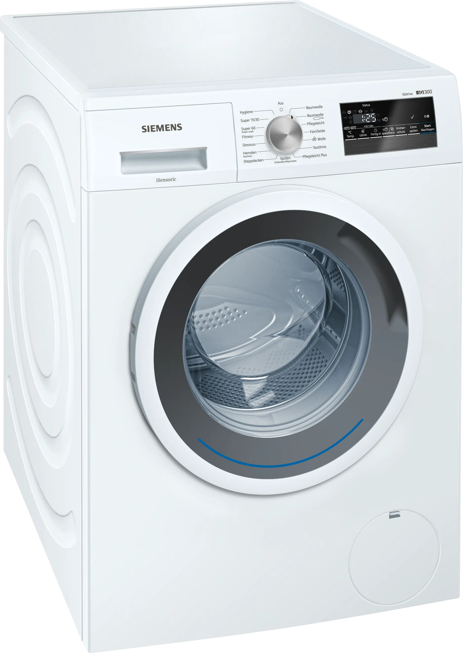 iQ300 washing machine, frontloader fullsize 7 kg 1400 rpm, White