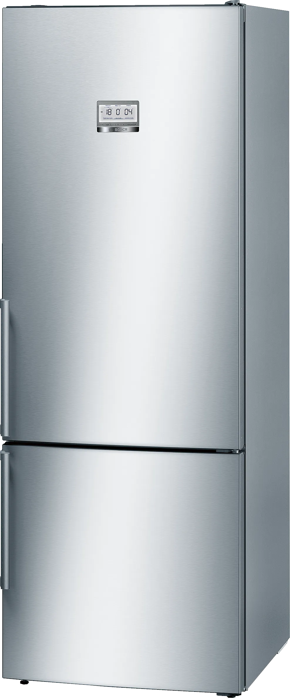 Series 8 free-standing fridge-freezer with freezer at bottom 193 x 70 cm Stainless steel (with anti-fingerprint) 