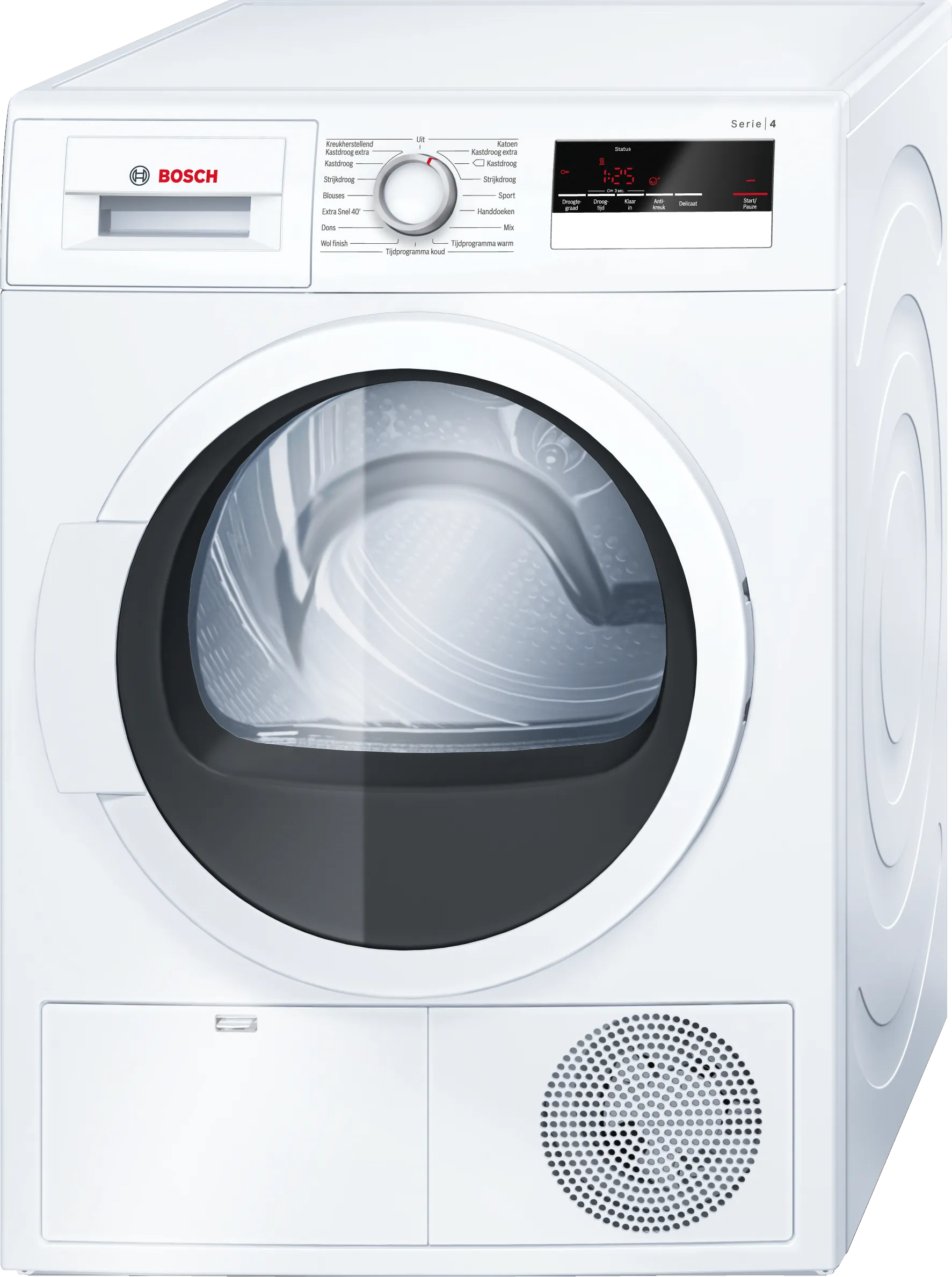 Series 4 heat pump dryer 7 kg White