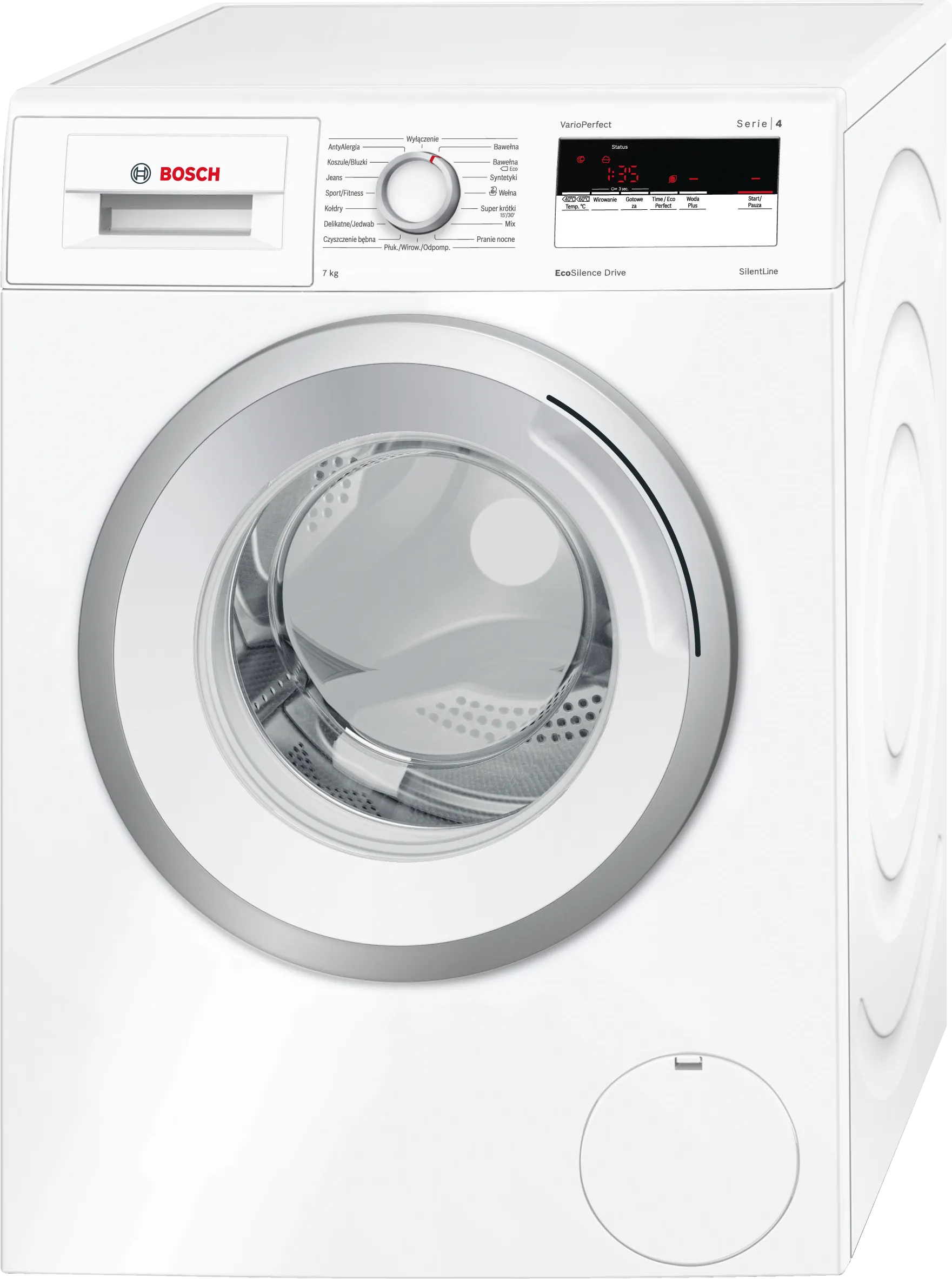 Series 4 washing machine, frontloader fullsize 7 kg 1000 rpm, White
