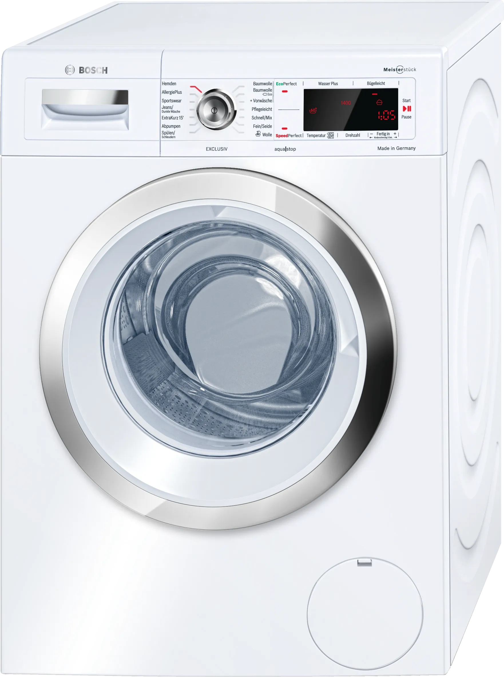 Series 8 washing machine, frontloader fullsize 8 kg 1400 rpm, White