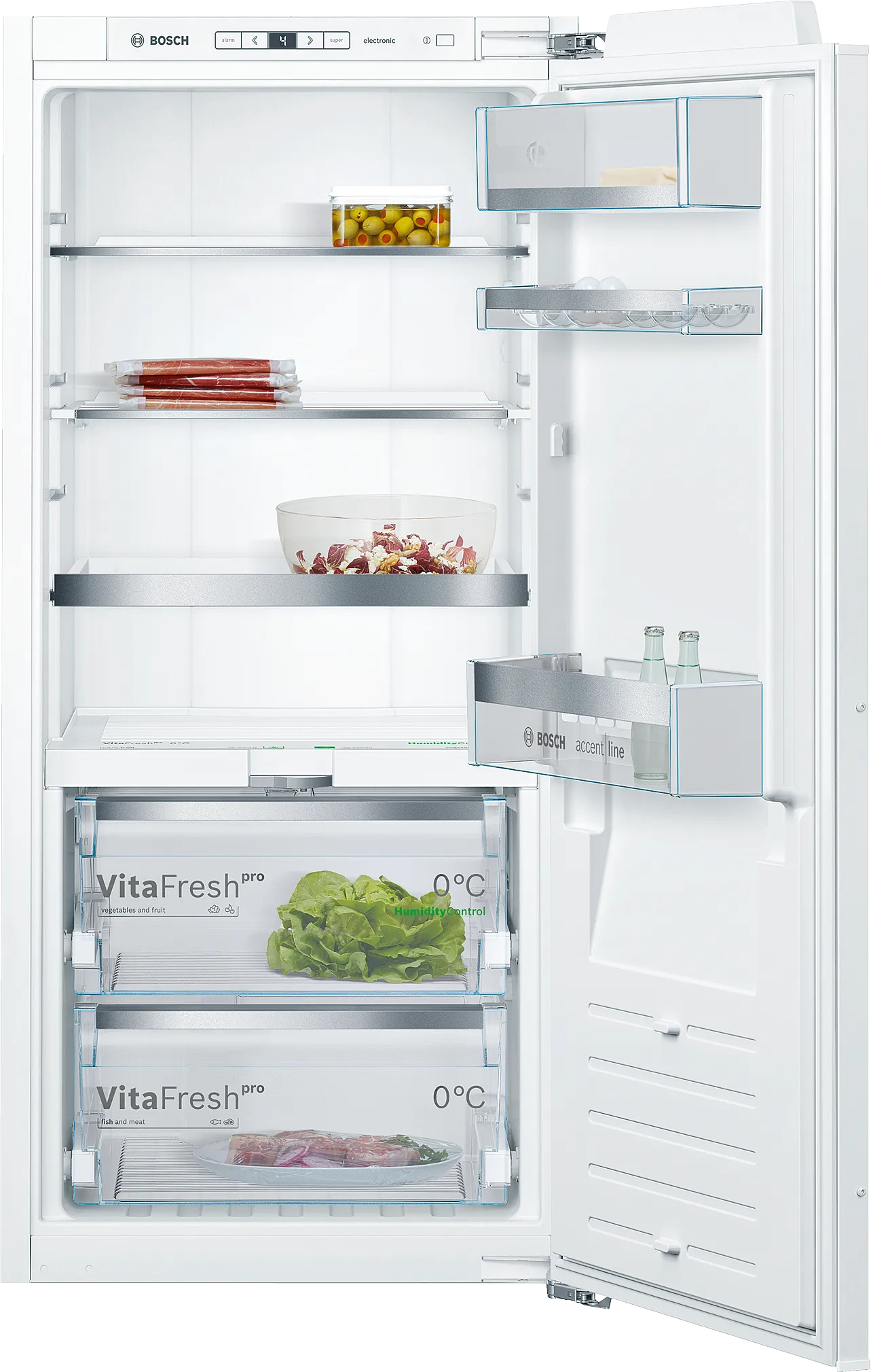 Series 8 built-in fridge 122.1 x 55.8 cm soft close flat hinge