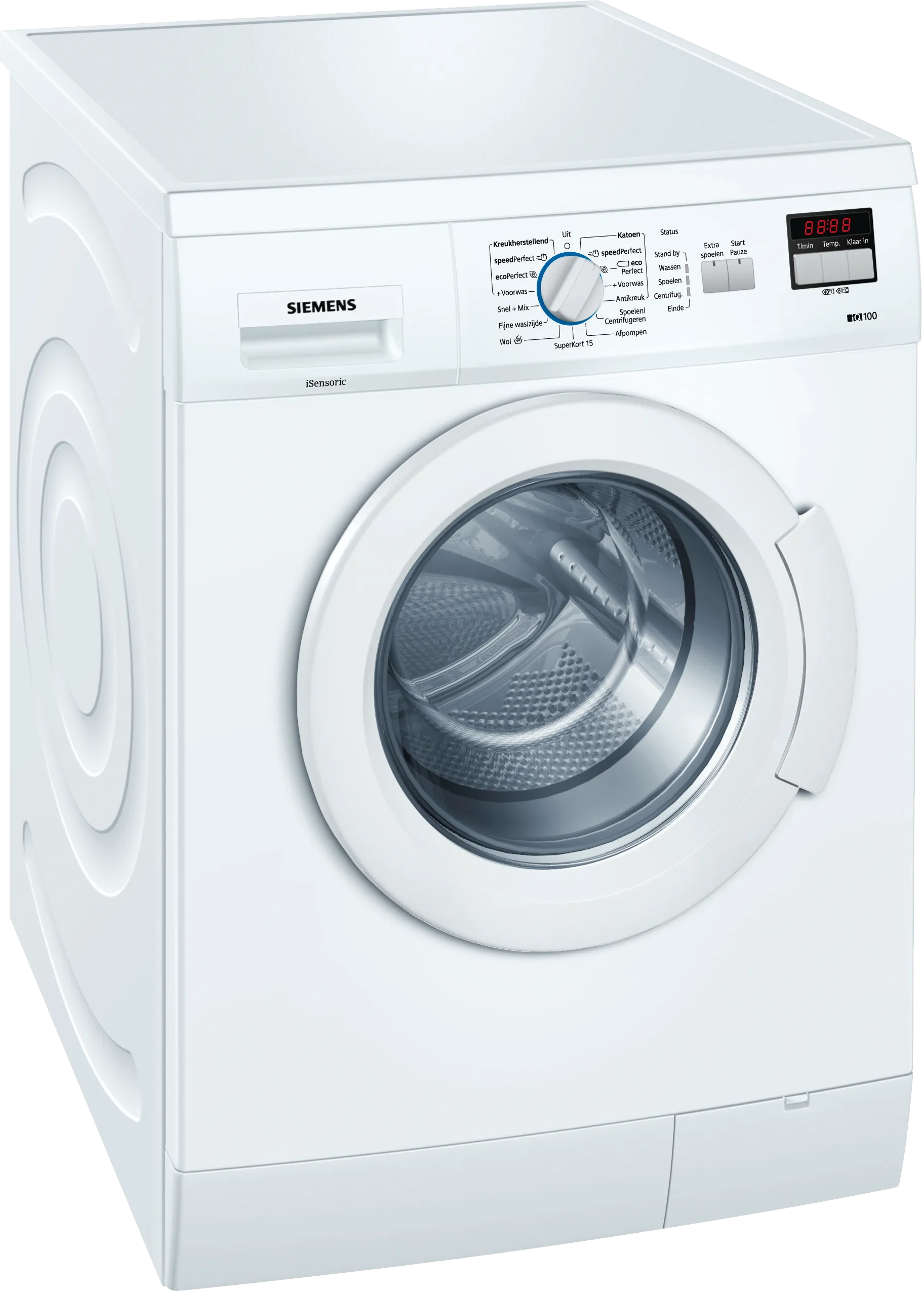 iQ100 washing machine, frontloader fullsize 6 kg 1400 rpm, White