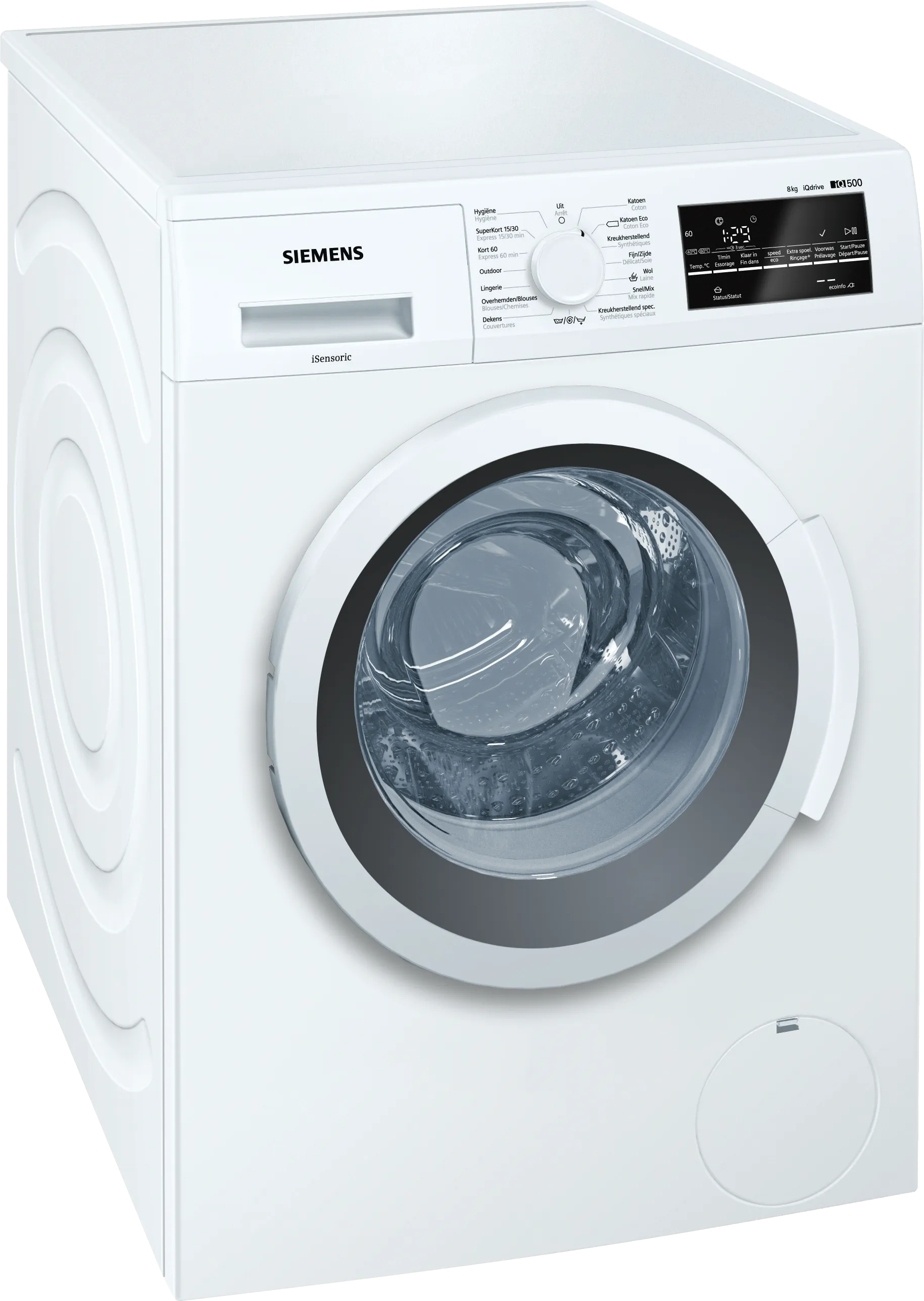 iQ500 washing machine, frontloader fullsize 8 kg 1400 rpm